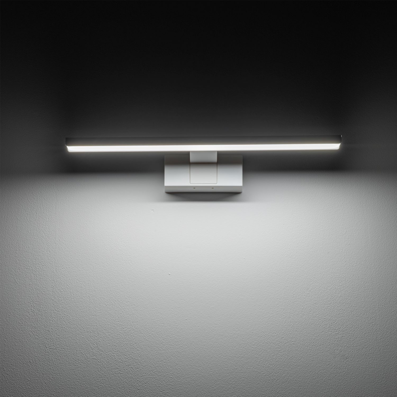 LED Spiegelleuchte neutralweiß 4000 K 650 lm IP44 Weiß
