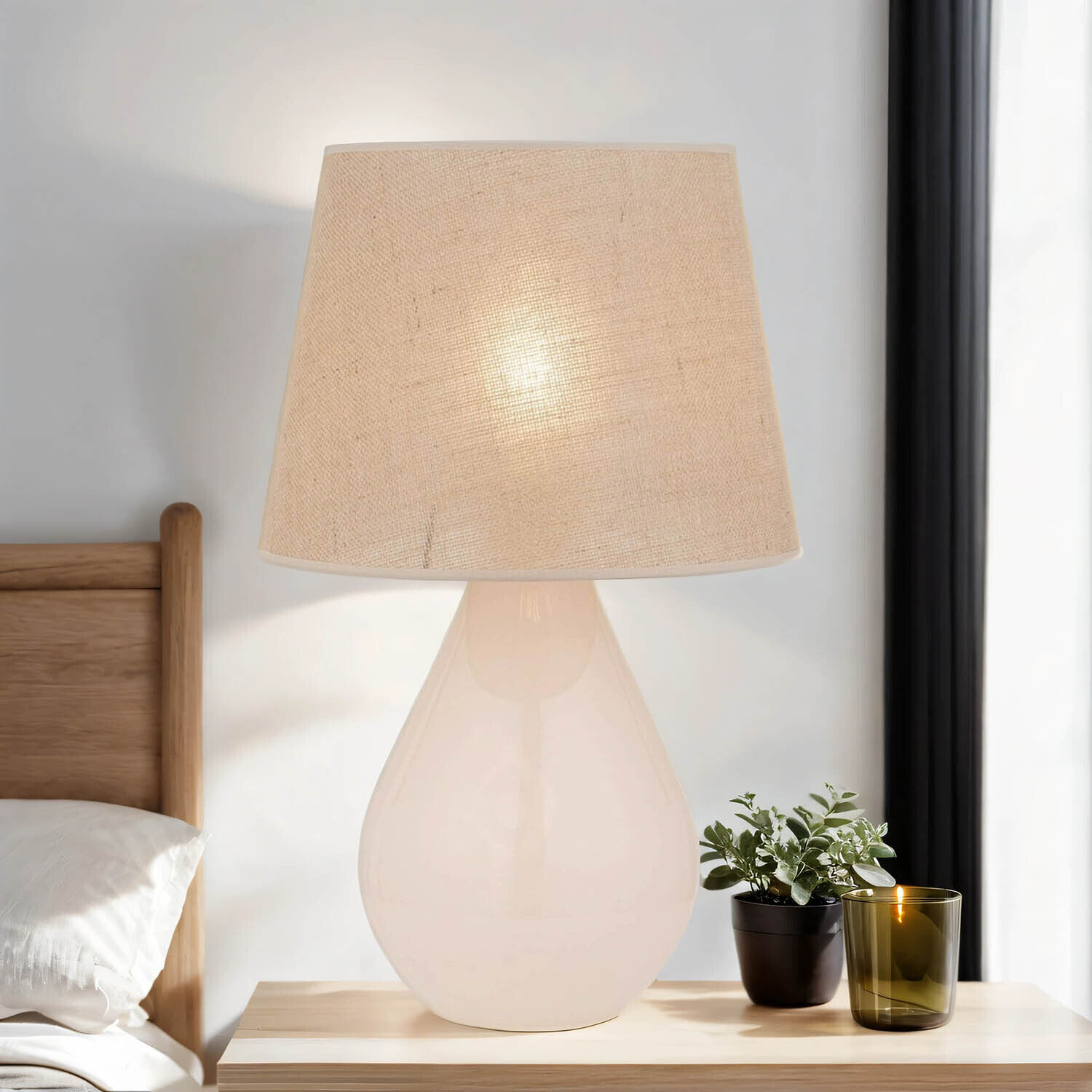 Lampe, Pflanze, Tischlampe