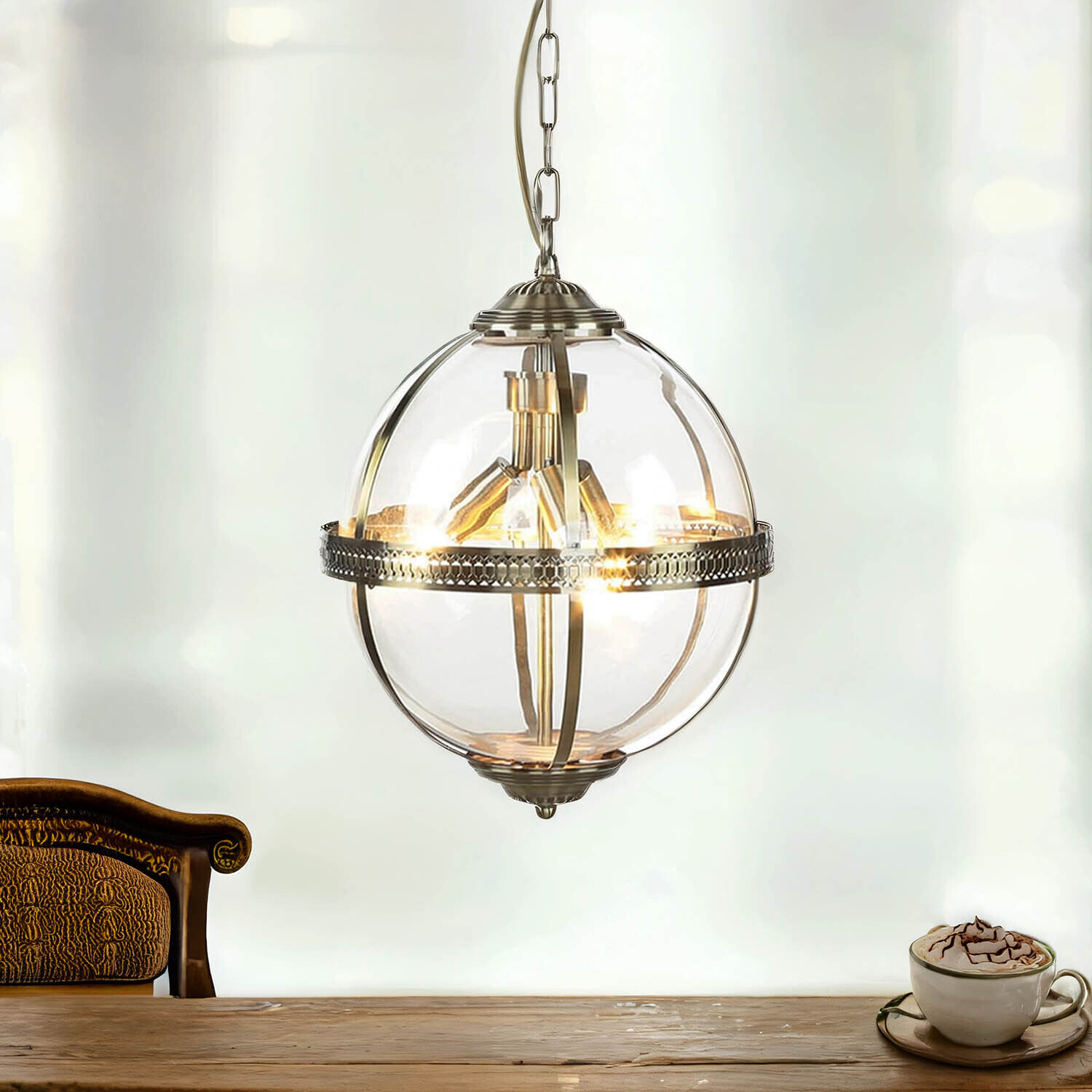 Leuchter, Lampe, Leuchte, Tasse