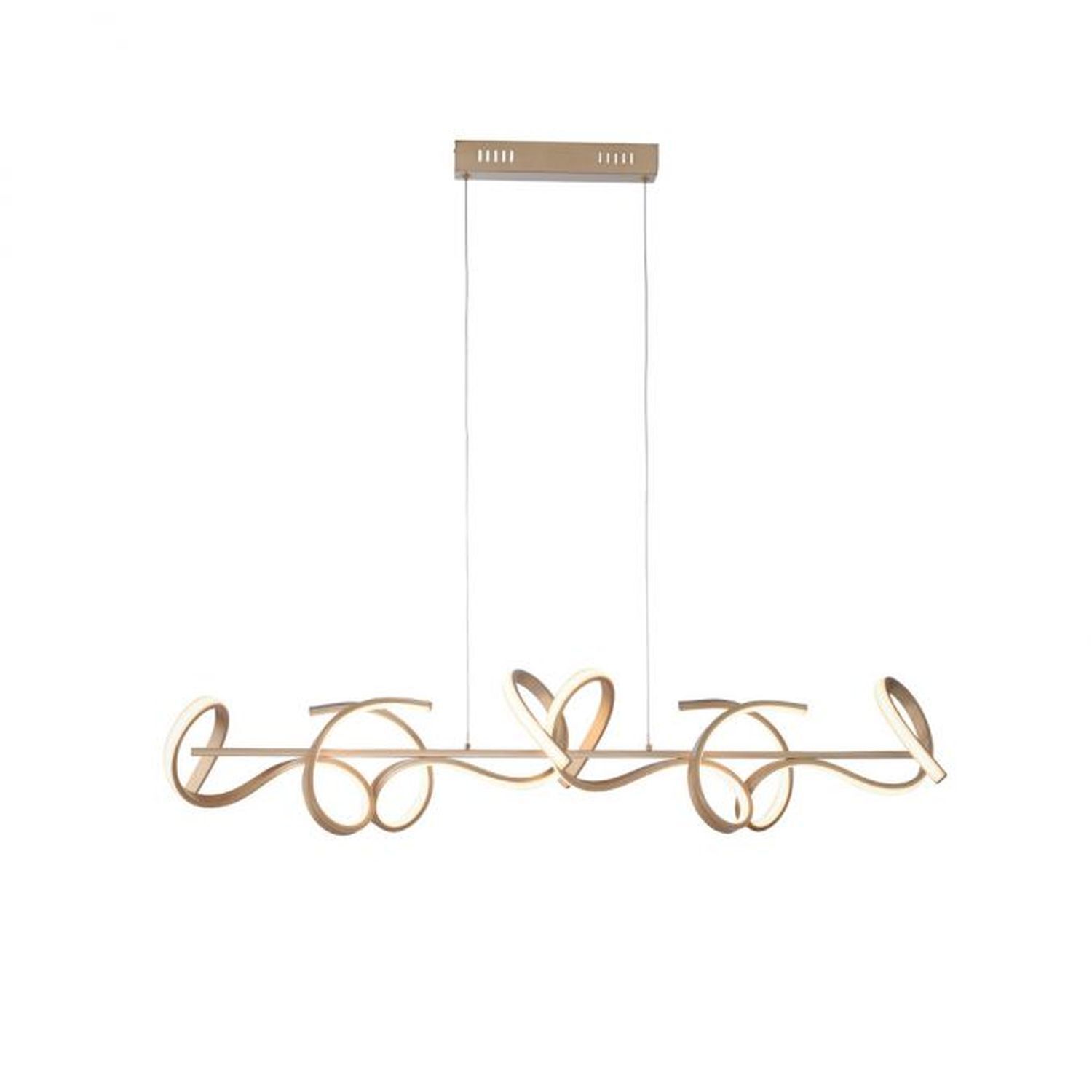 LED Pendelleuchte dimmbar 10 W 3000 K in Messing matt