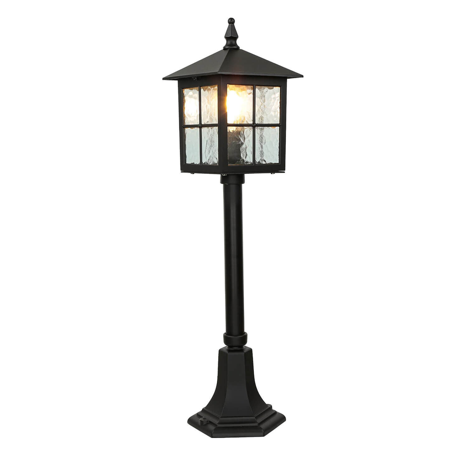 Außenleuchte BAARLE 76cm Schwarz IP43 Aluminium