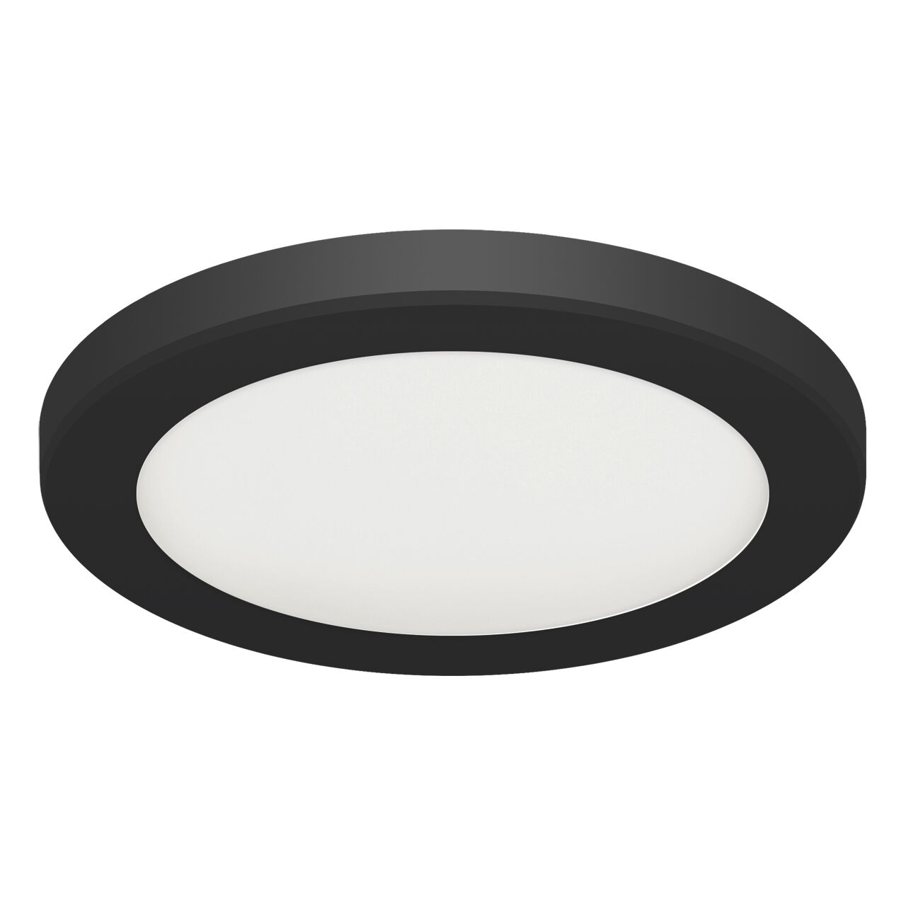 LED Deckenlampe Schwarz Unterputz Aufputz D: 29,8 cm