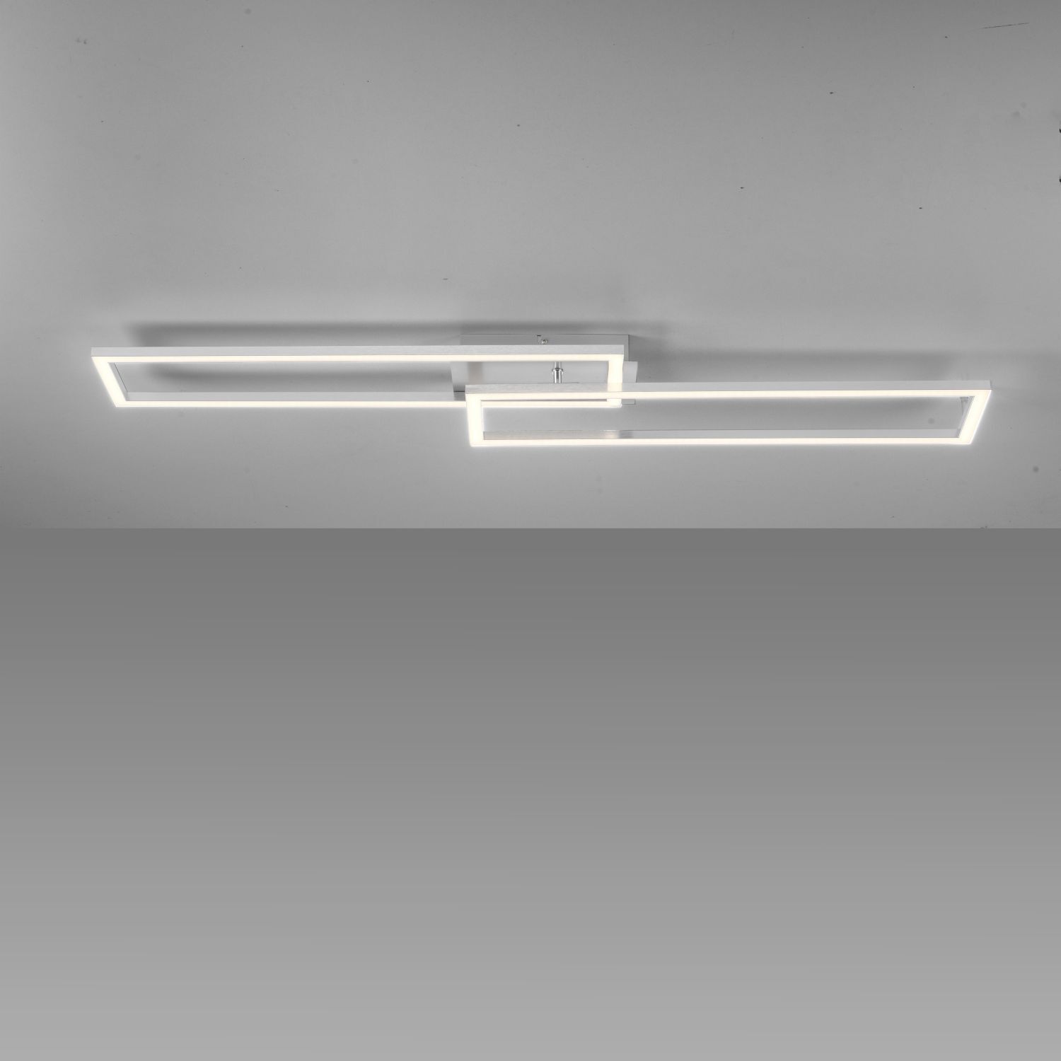 Dimmbare LED Deckenleuchte in Stahl 3000 K L:102 cm