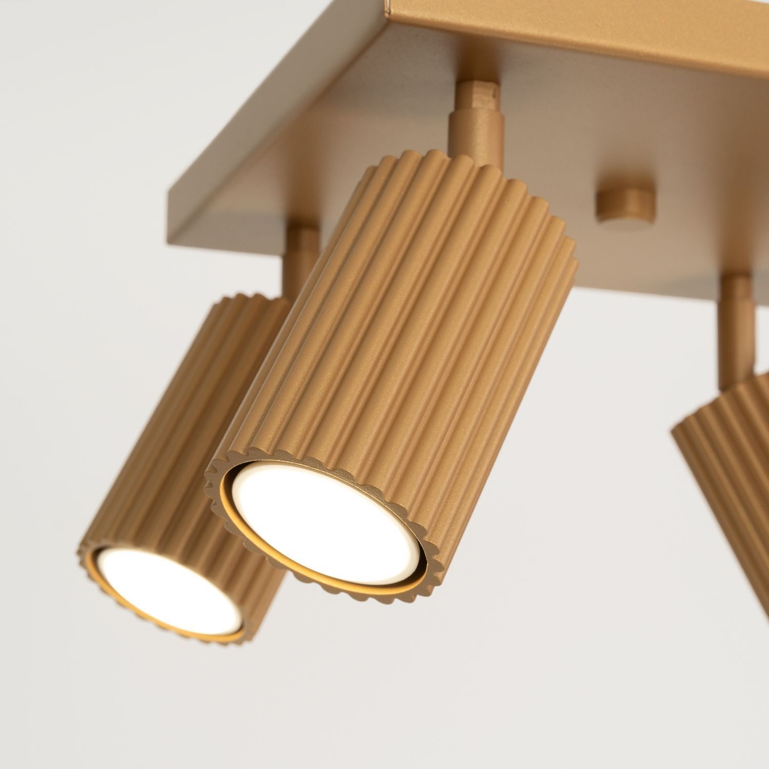 Deckenleuchte Modern 4-flammig GU10 B: 25 cm klein schwenkbar