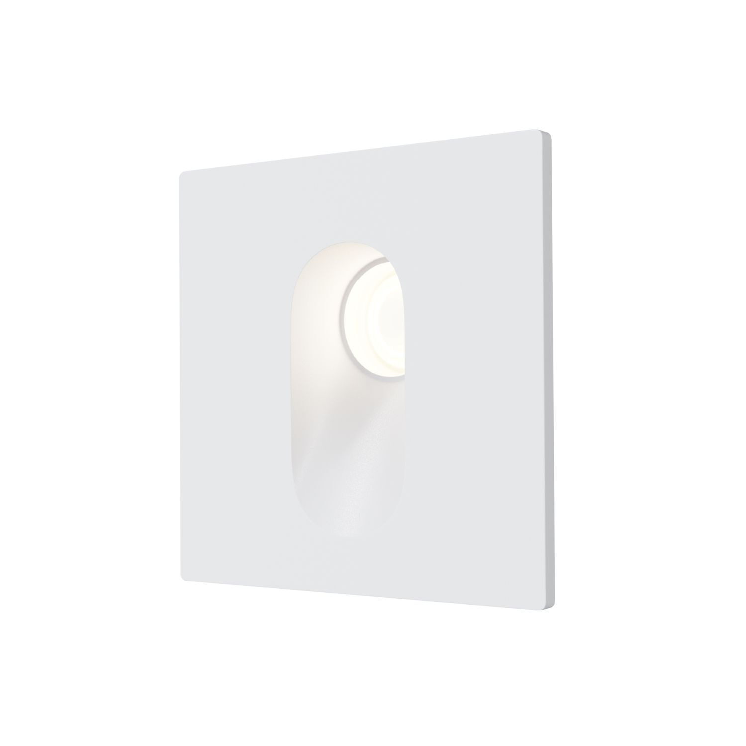 LED Einbauleuchte Weiß Aluminium IP54 B:7 cm 4000 K 3 W Wandlampe, Wandleuchte, LED, Weiß, Schalterlos