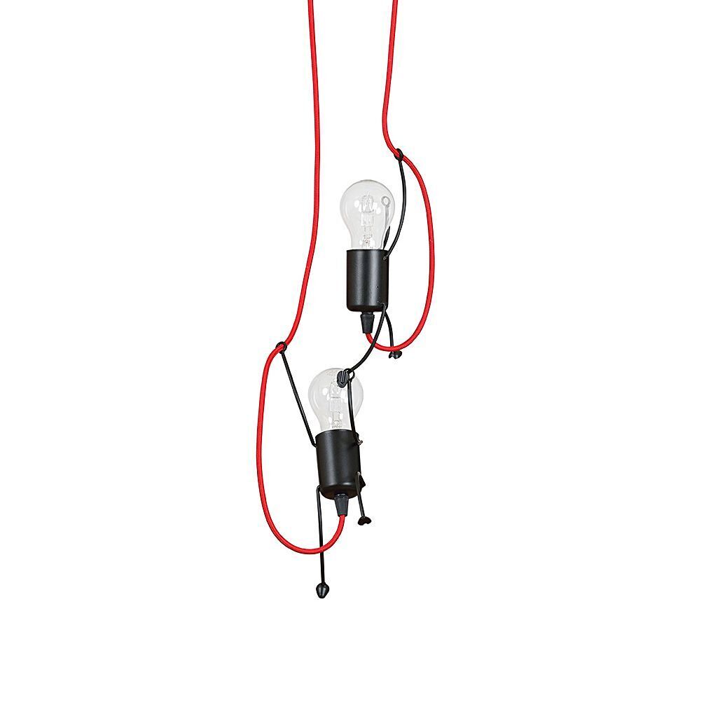 Kinderzimmerlampe Bobby Schwarz Rot Abenteuer Licht