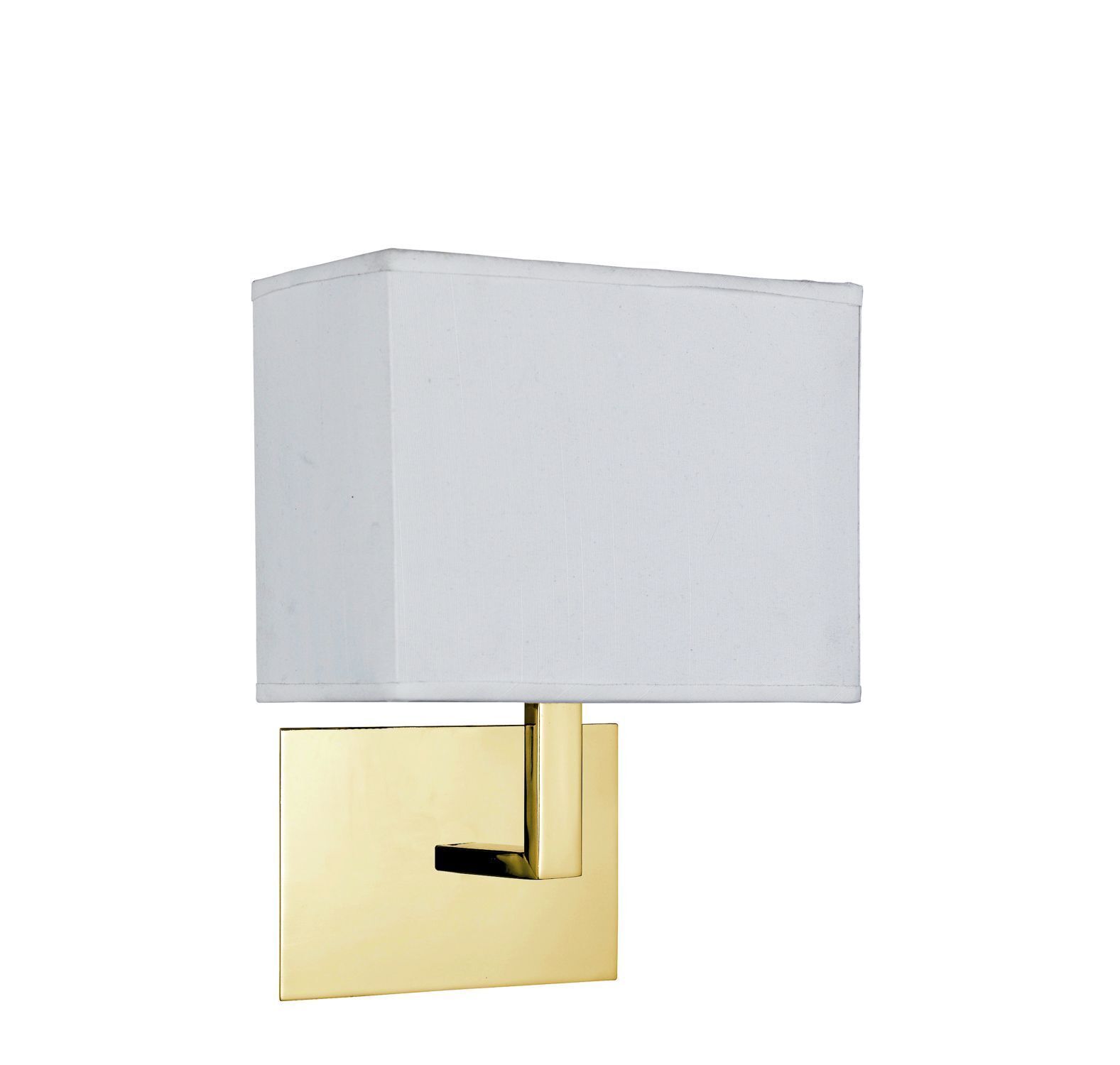 Wandleuchte Stoff Metall blendarm H:26 cm mit Schalter
