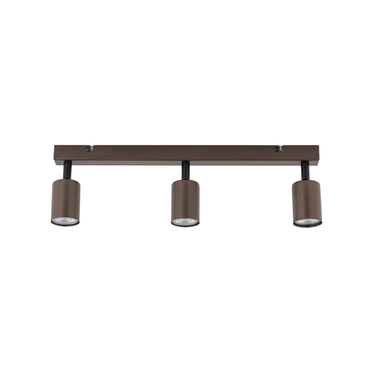 Deckenleuchte 3-flammig Metall Braun 60 cm GU10 verstellbar