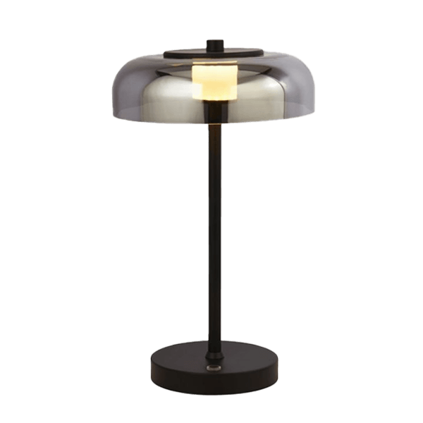 Tischlampe, Lampenschirm, Metall, Schwarz, Höhenverstellbar