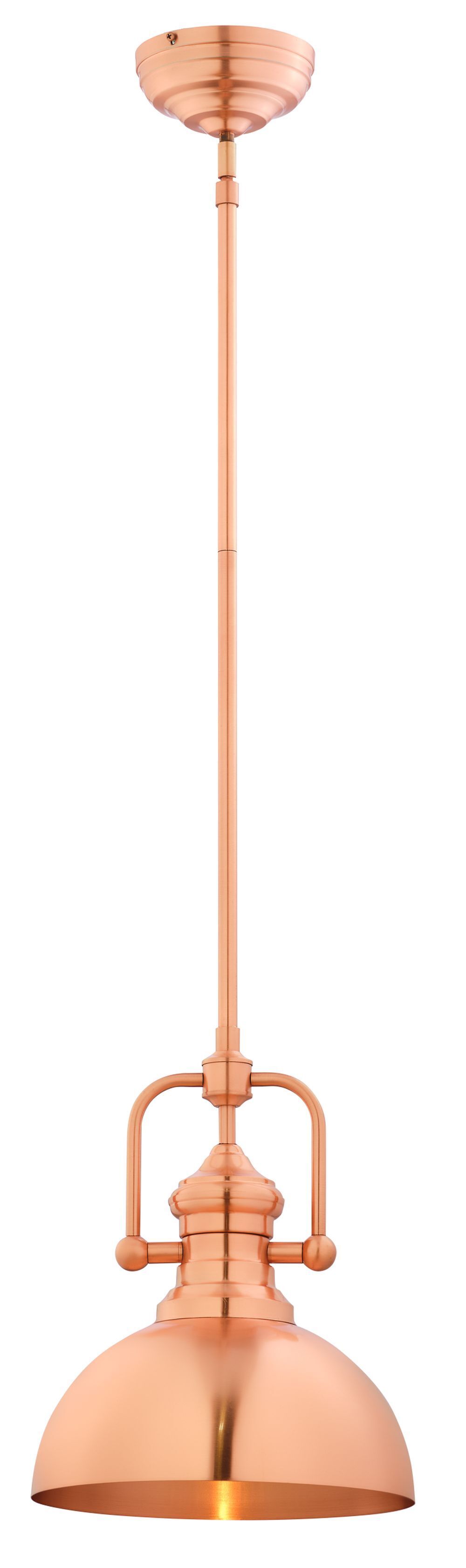 Metall Hängelampe in Kupfer Ø15cm E27 Industrial Lampe, Deckenleuchte