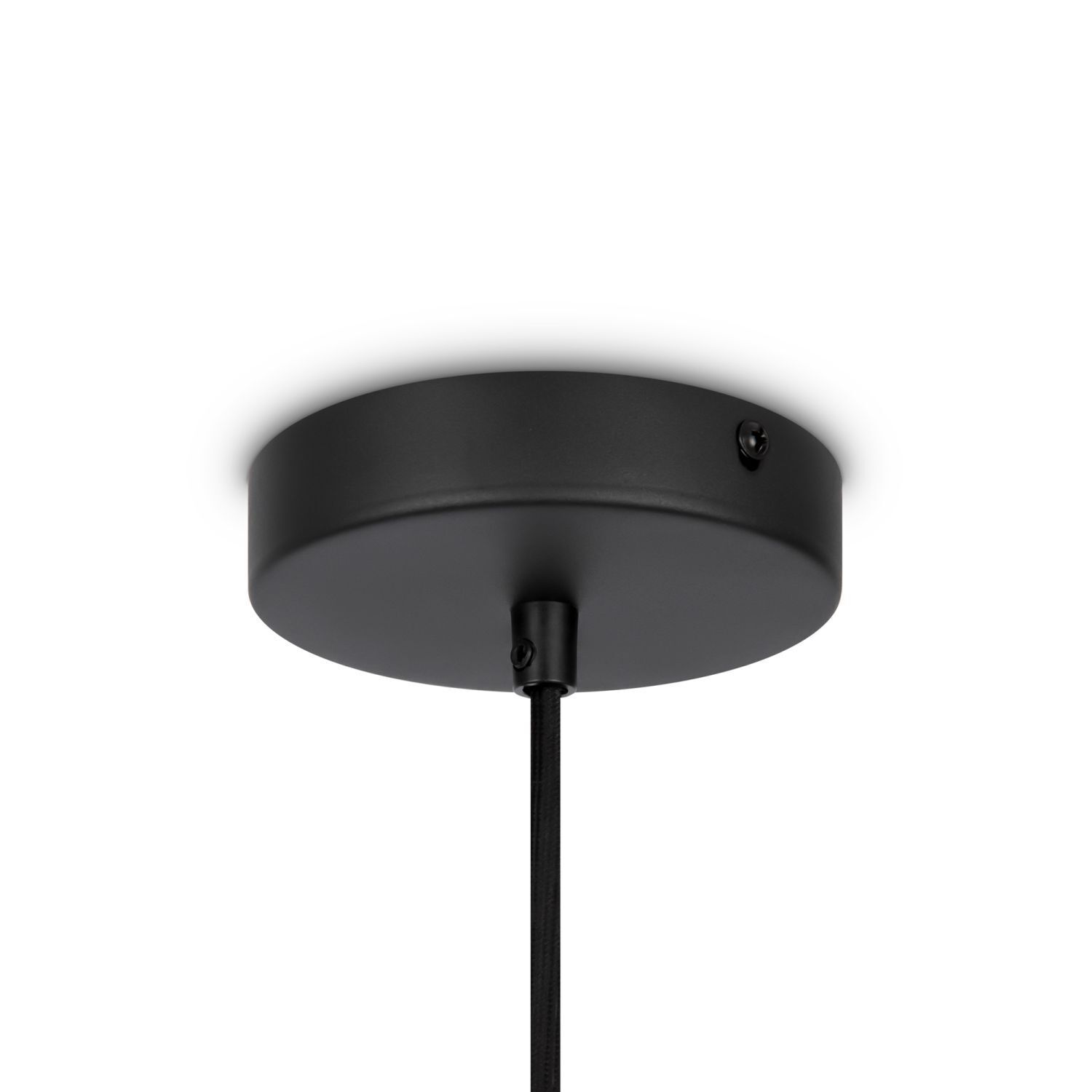 deckenleuchte, pendel, rund, schwarz, lampe