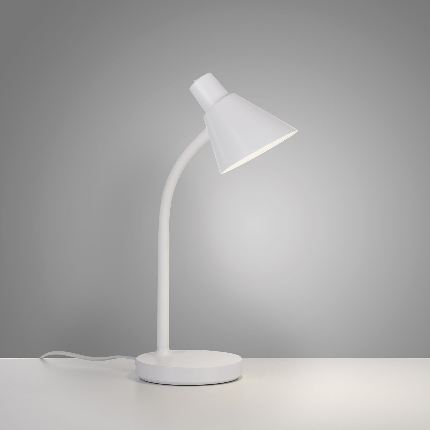 LED SchreibTischlampe Metall 38 cm Weiß 600 lm Modern