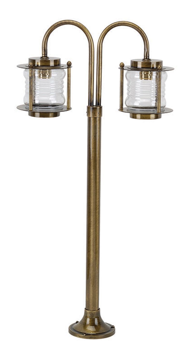Wetterfeste Stehlampe MYKO Messing H:85cm Garten Weg