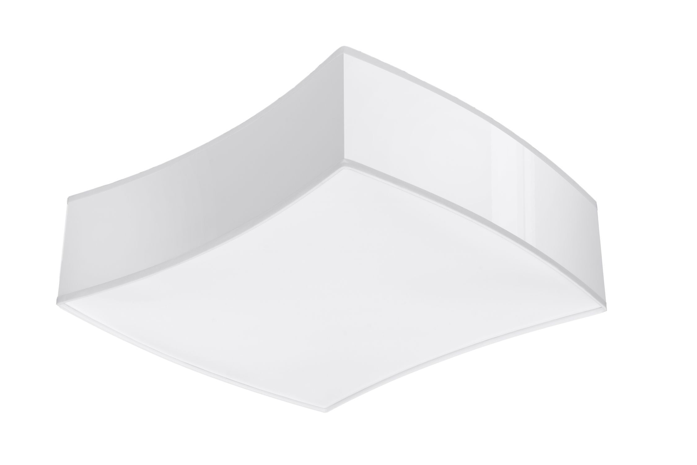 Deckenleuchte Weiß 39 cm lang blendarm 2x E27 BREEL