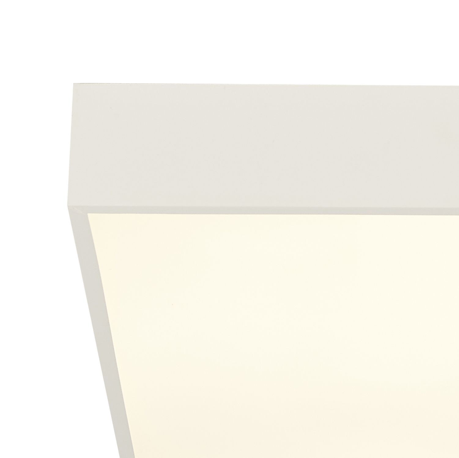 LED Deckenlampe Aluminium 16 W 3000 K IP44 B:30 cm Weiß