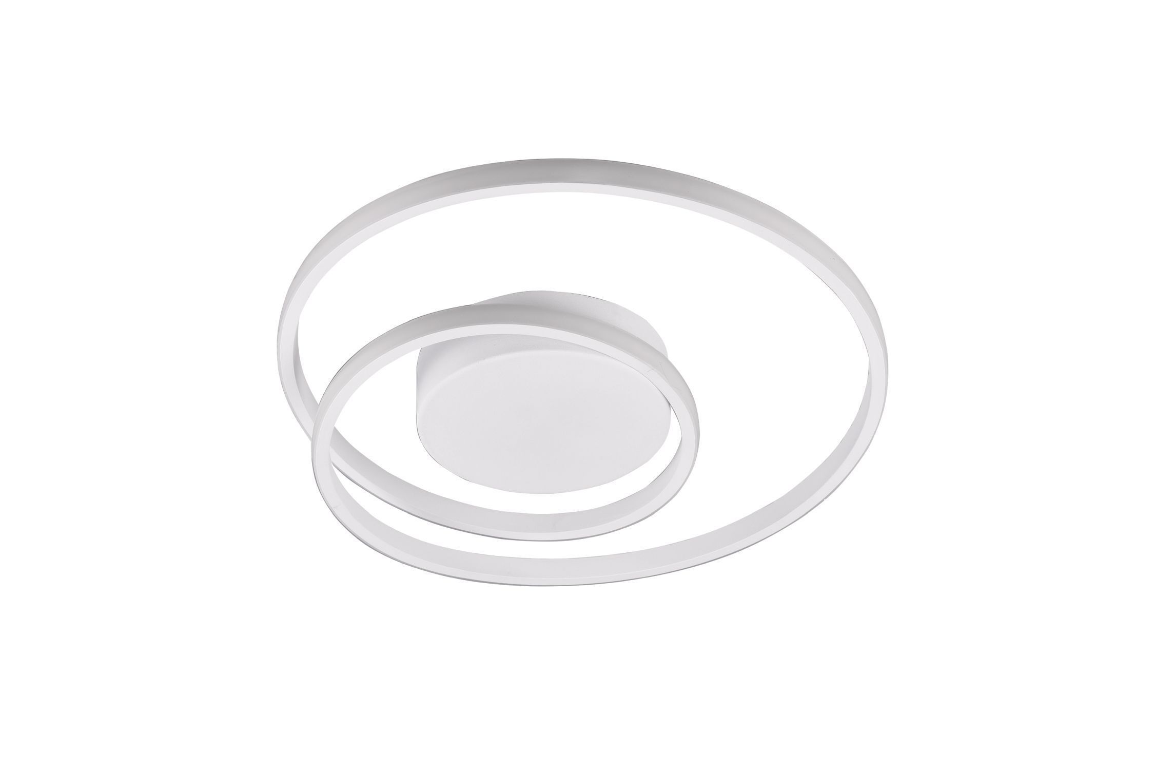 LED Deckenlampe Metall Weiß 2500 lm B:39 cm Spirale Deckenleuchte