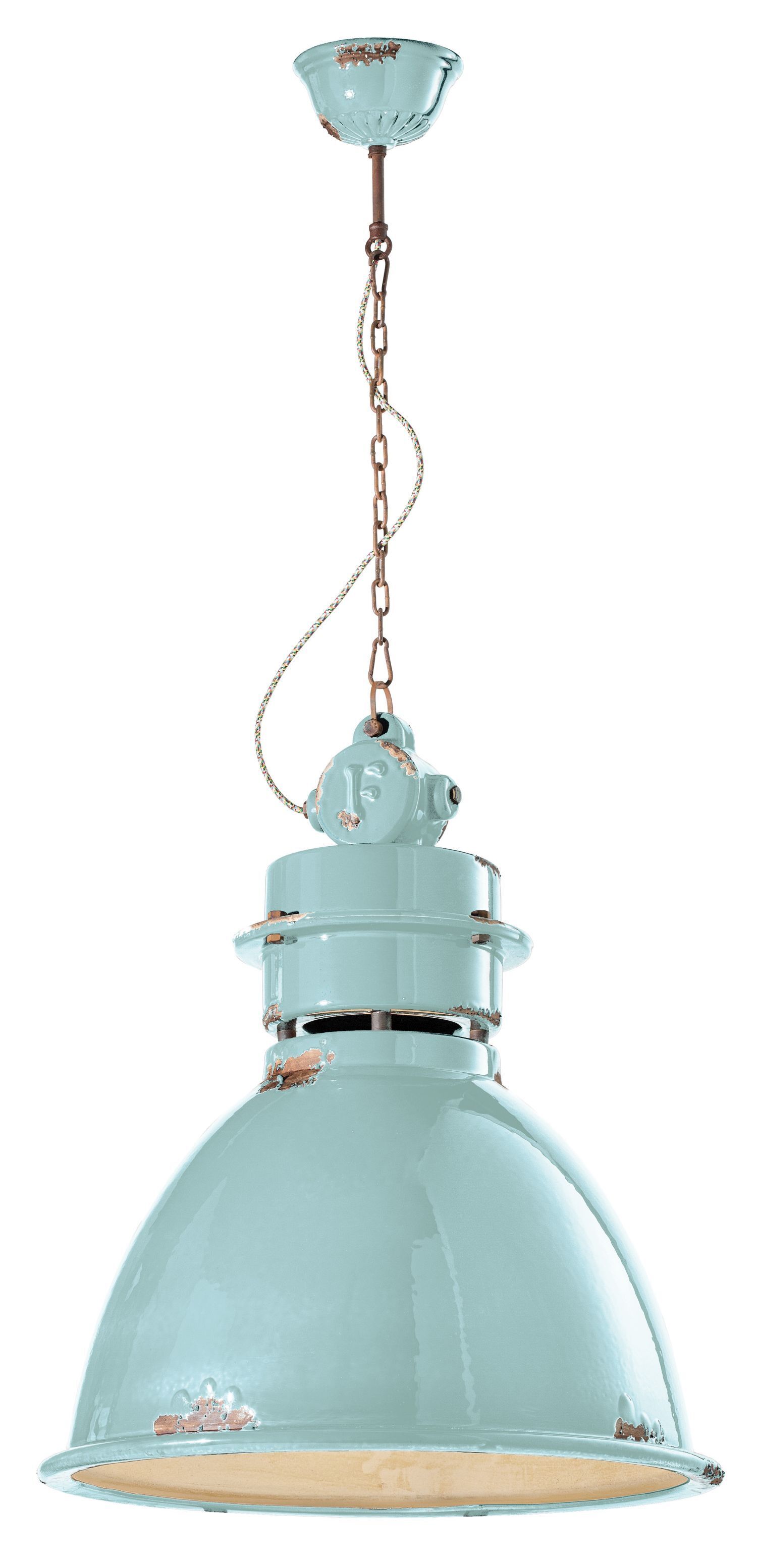 Pendelleuchte Keramik E27 H: max. 140 cm Industrial Design