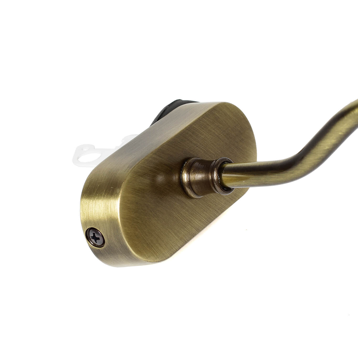 Bilderleuchte Messing Bronziert 20cm Verstellbar Griff, Bronze, Rauchrohr