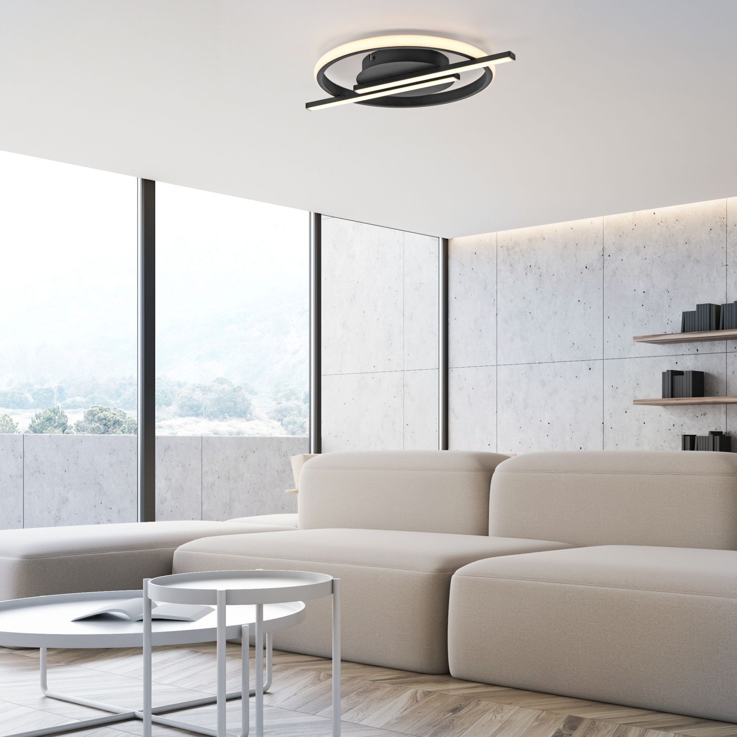 LED Deckenlampe Modern Metall L:42,5 cm 2100 lm dimmbar