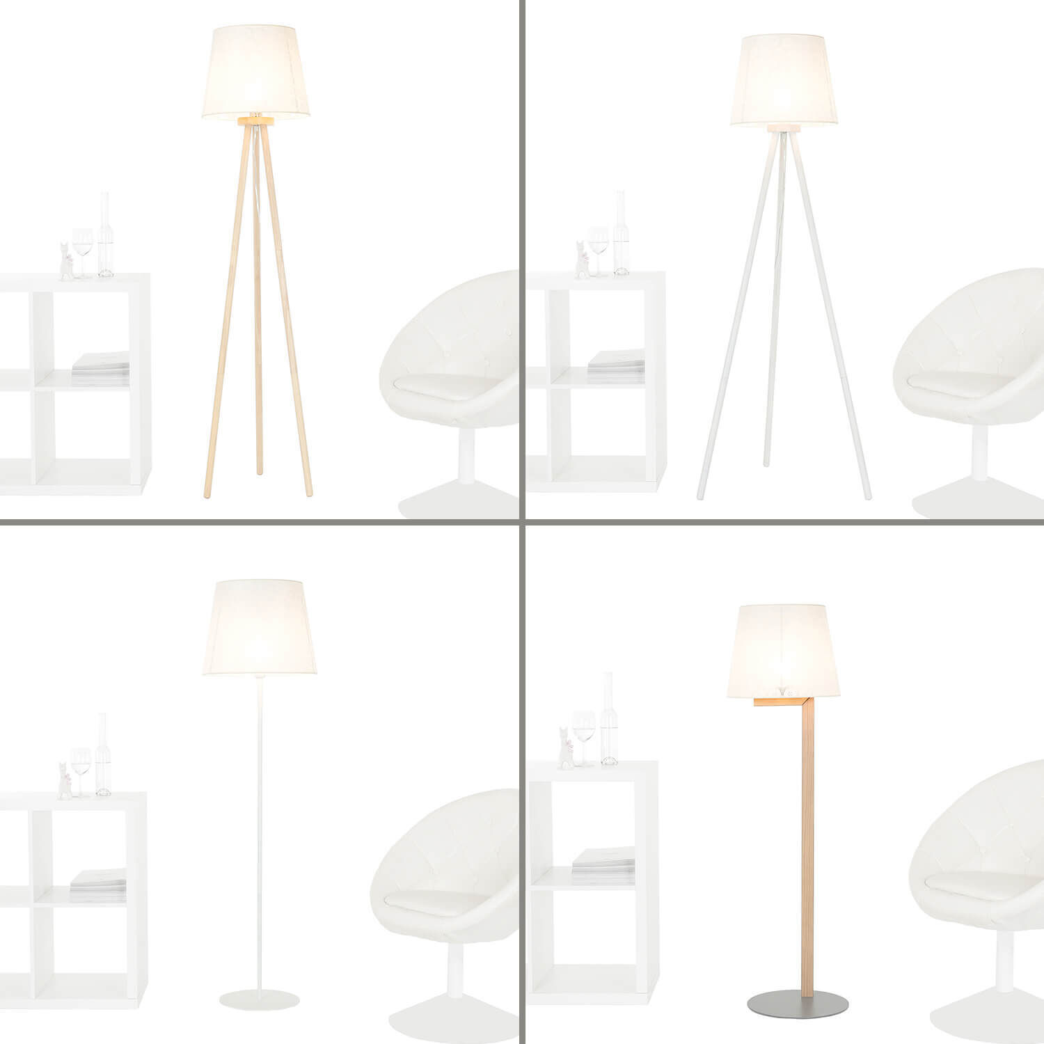 Lampe, Stuhl, Mobiliar