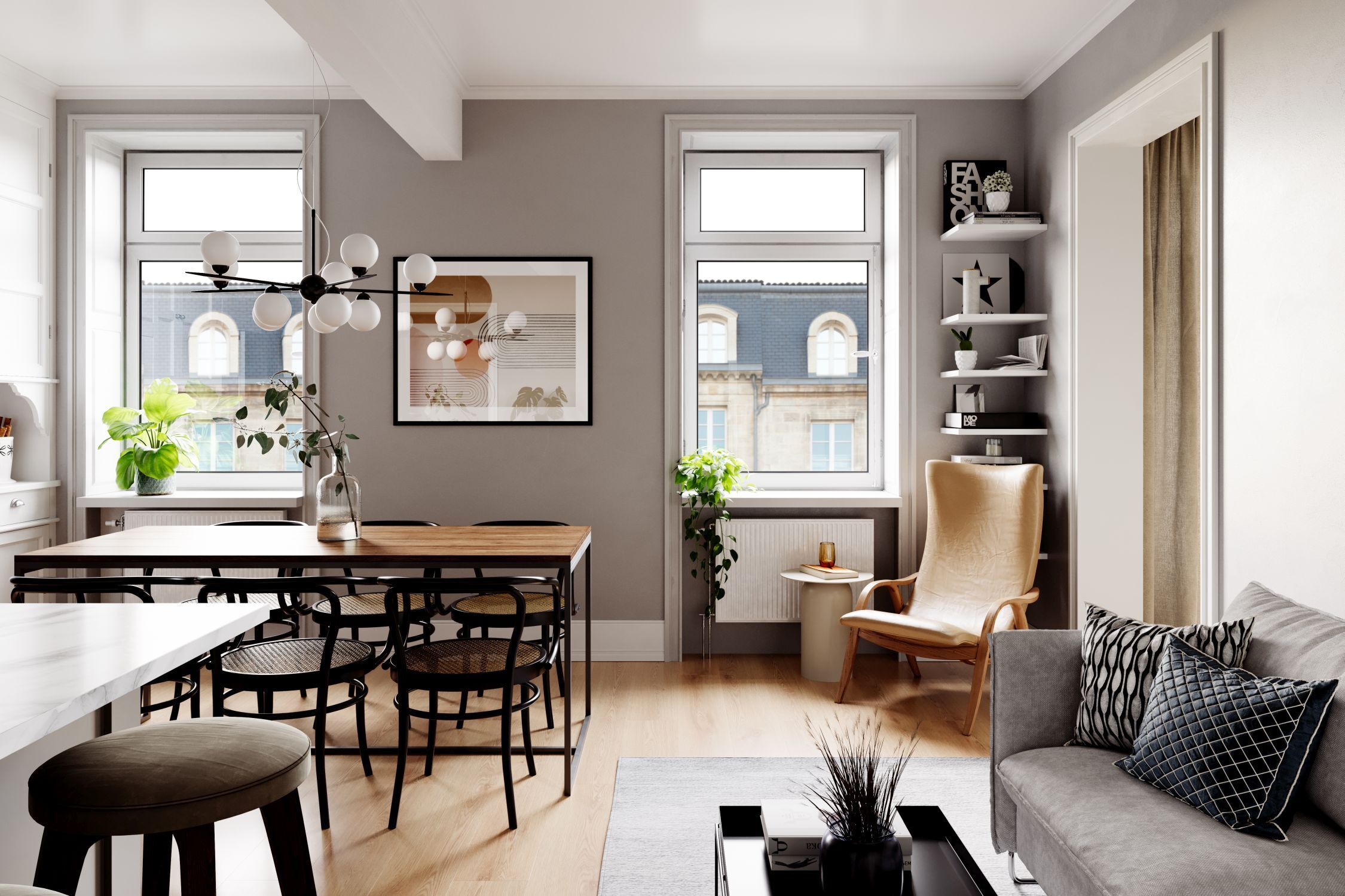 Speisesaal, Esstisch, Tisch, Dekoration für Zuhause, Wohnzimmer