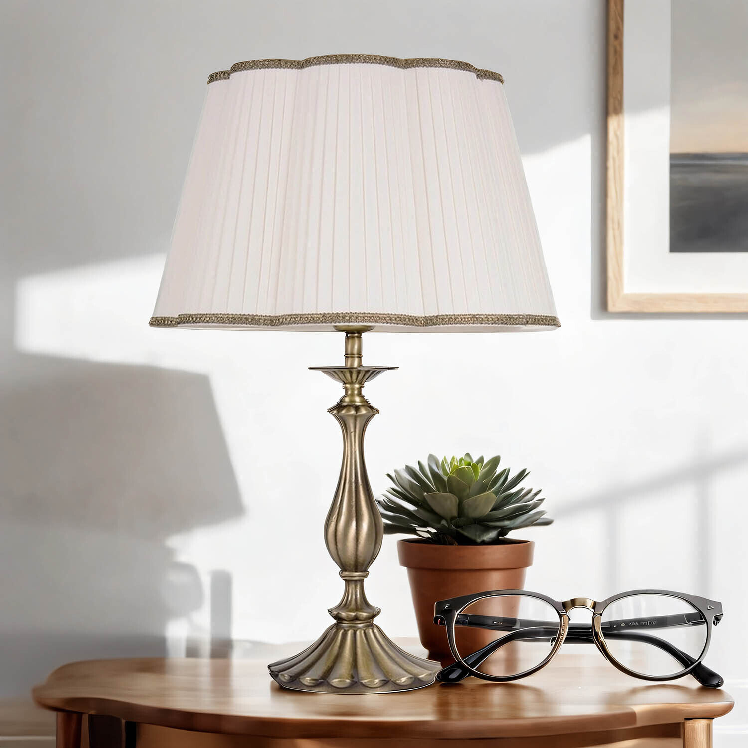 Lampe, Pflanze, Tischlampe