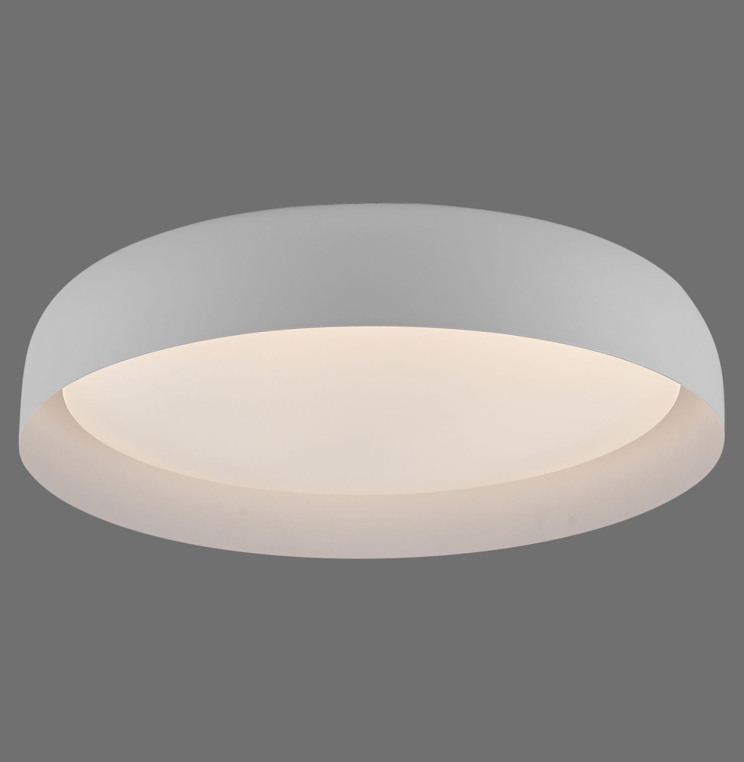 Dimmbare LED Deckenlampe Weiß Ø57 cm 3850 lm Modern