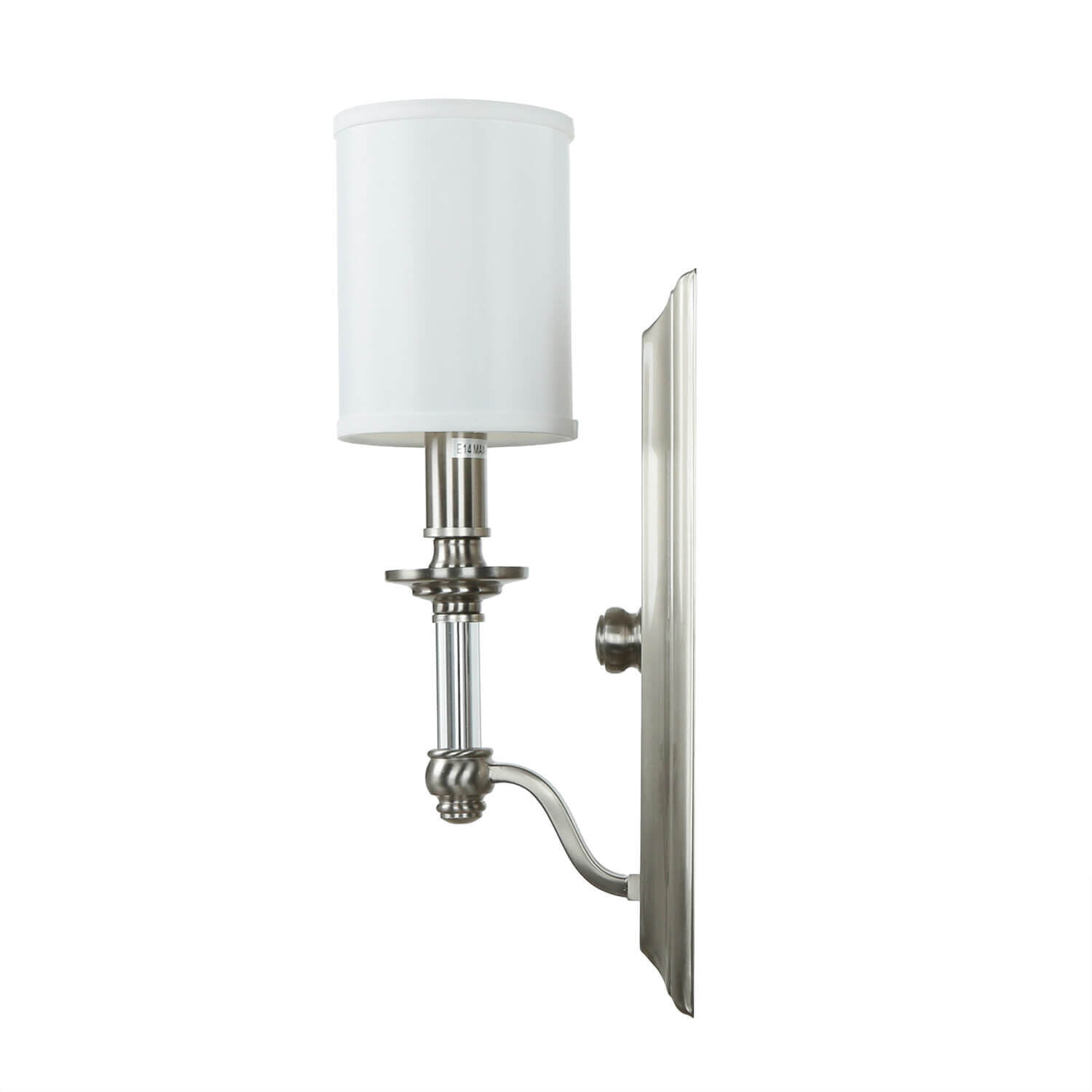 Wandlampe LUANA in Nickel B:11cm Design Lampe Lampe