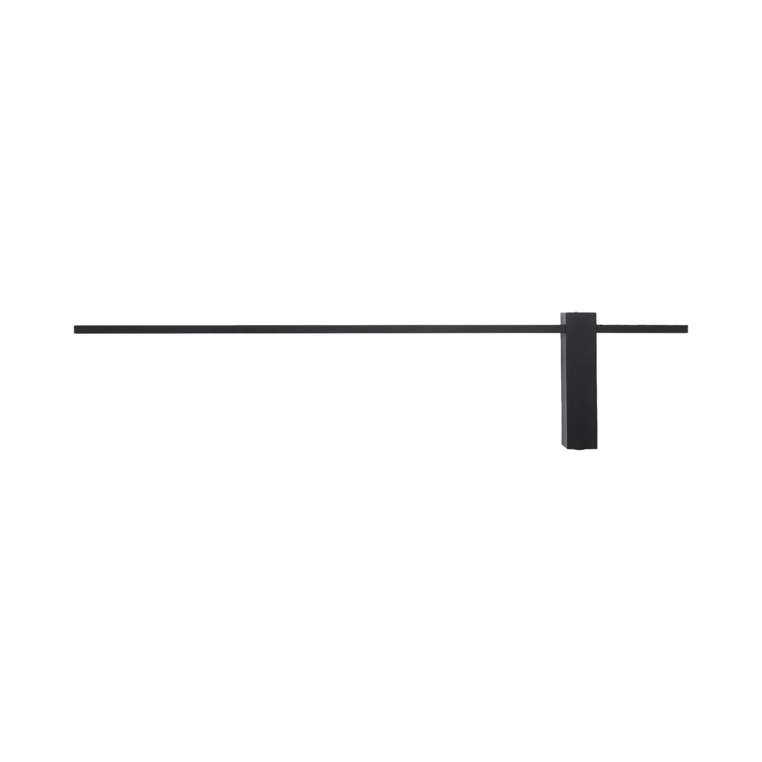 LED Wandlampe indirekt 120 cm lang Schwarz 4000 K