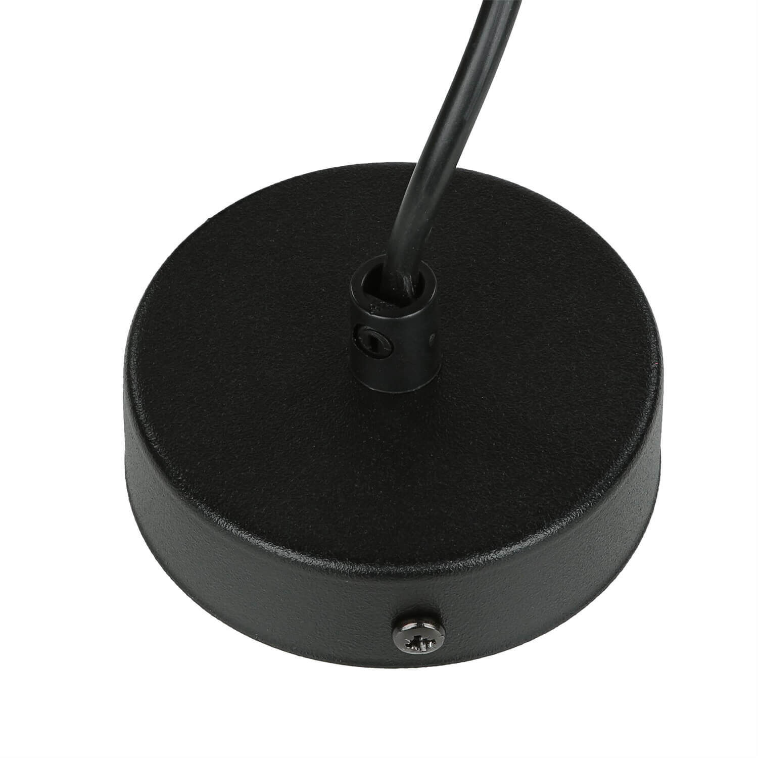 Hängelampe Schwarz innen Weiß Retro rund Esstisch Elektrisches Gerät, Mikrofon, Adapter, Elektronik