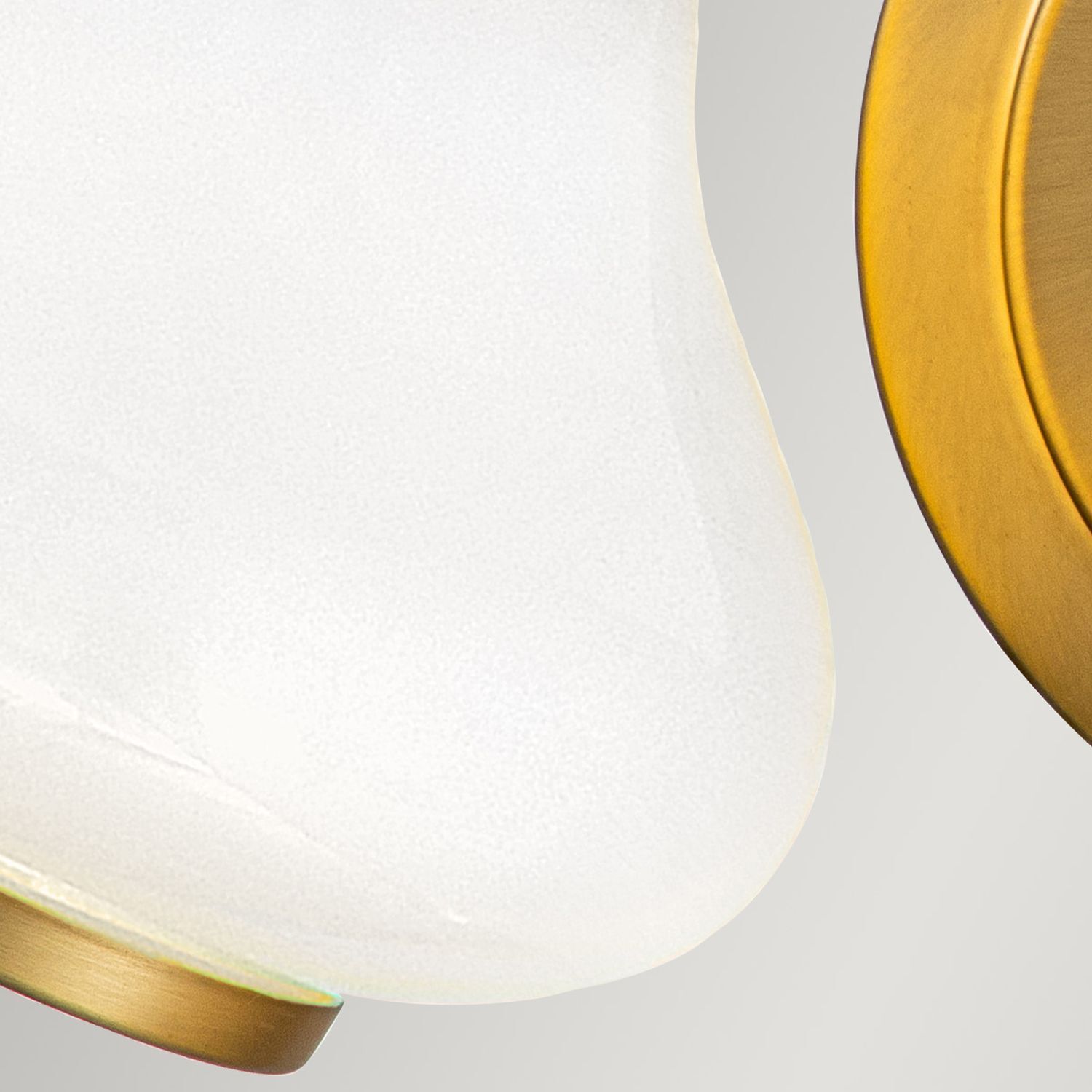 Wandlampe Bad Metall Glas 40,6 cm breit IP44 mit 2x G9 LED