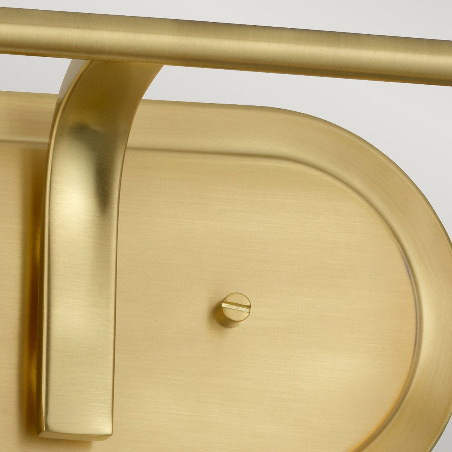 Badezimmerleuchte Wand B: 37,4 cm IP44 Metall Glas in Messing Handlauf