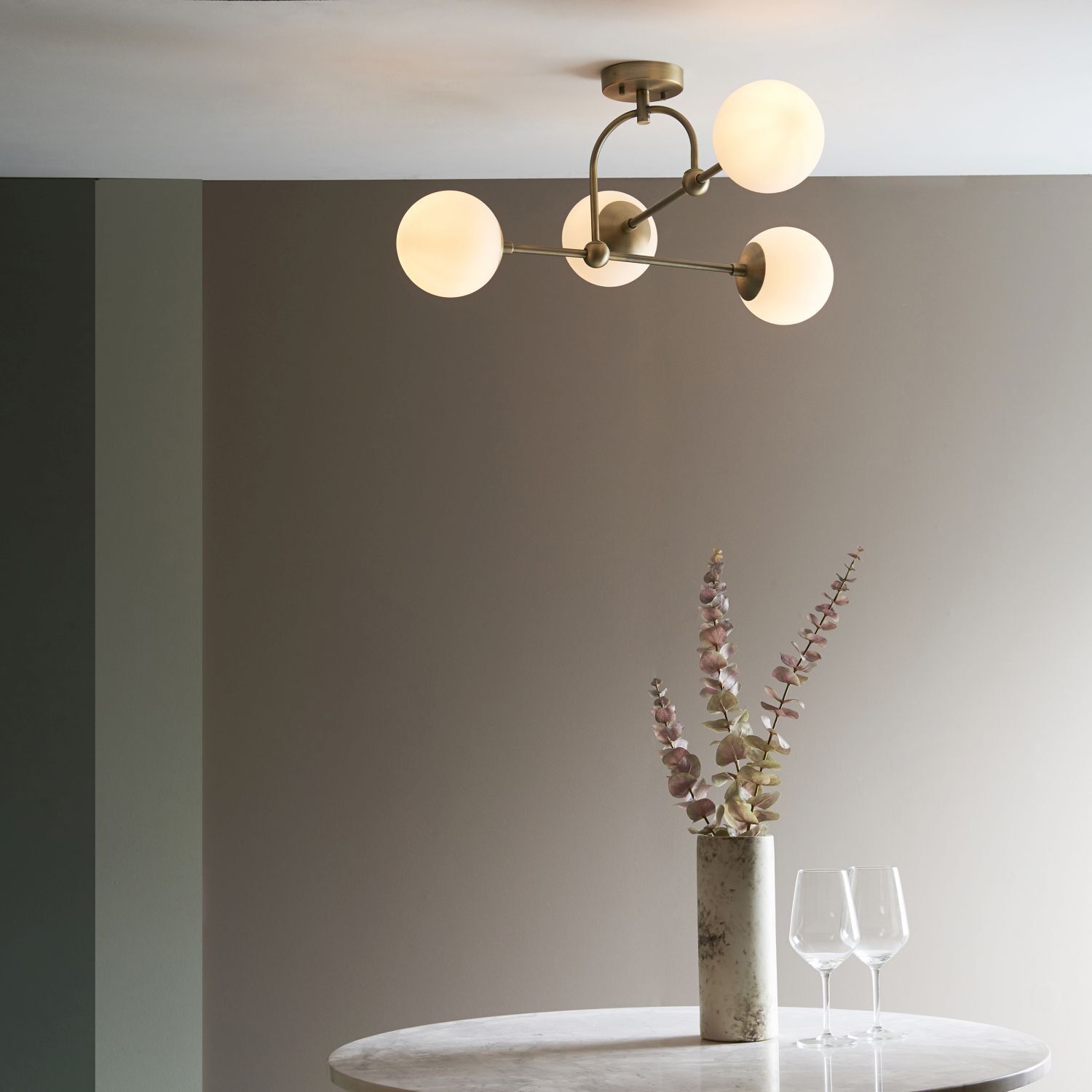 Lampe, Kronleuchter, Pflanze