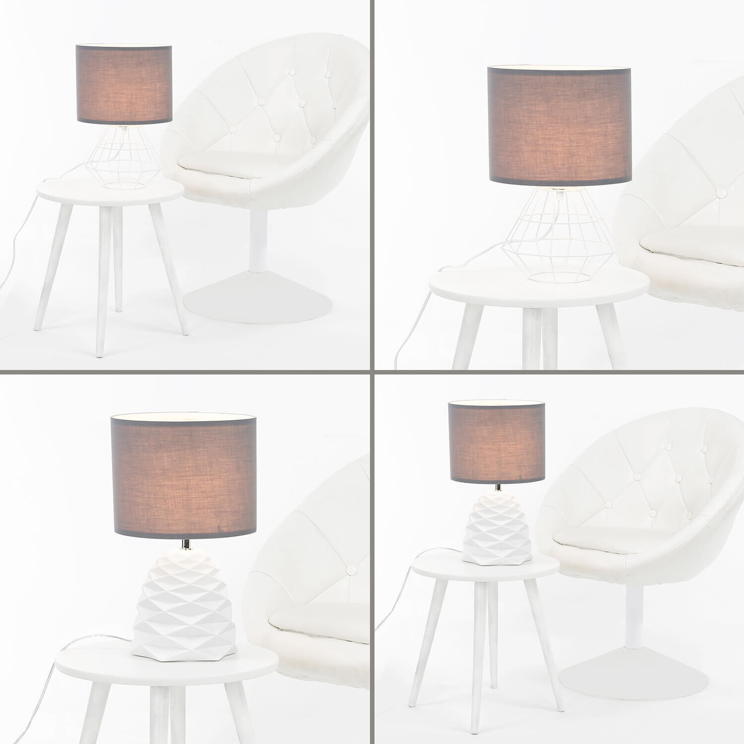 Lampe, Tischlampe, Stuhl, Mobiliar, Lampenschirm