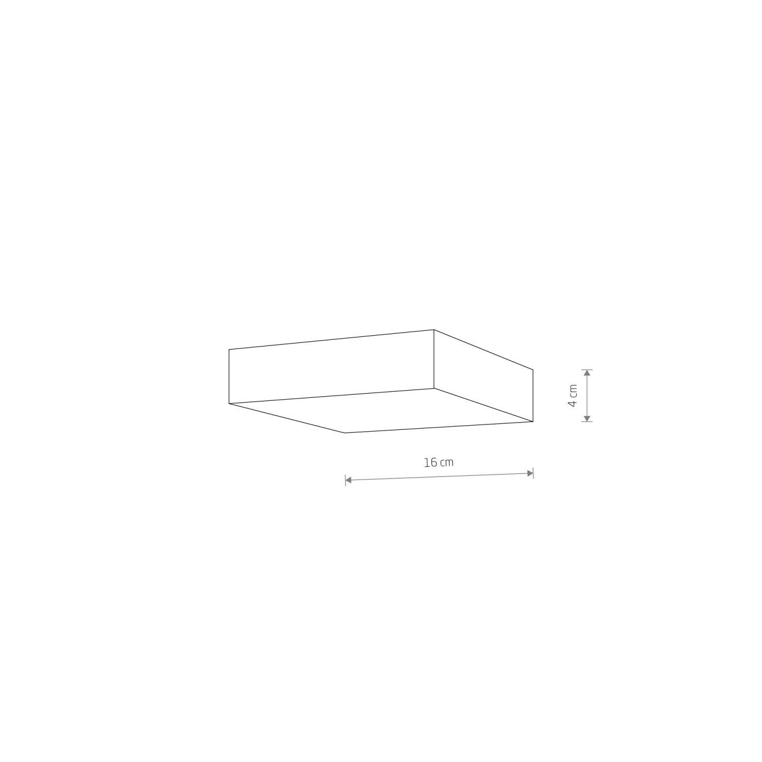 Deckenleuchte LED Weiß 4000 K B: 16 cm blendarm 2100 lm
