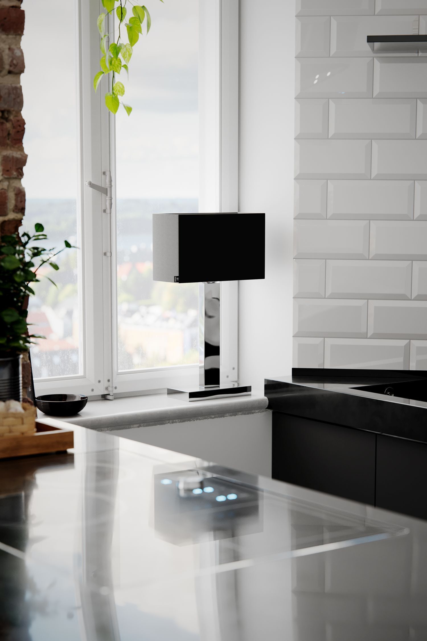Lampe, Drinnen, Innenarchitektur, Tischlampe, Tischplatte
