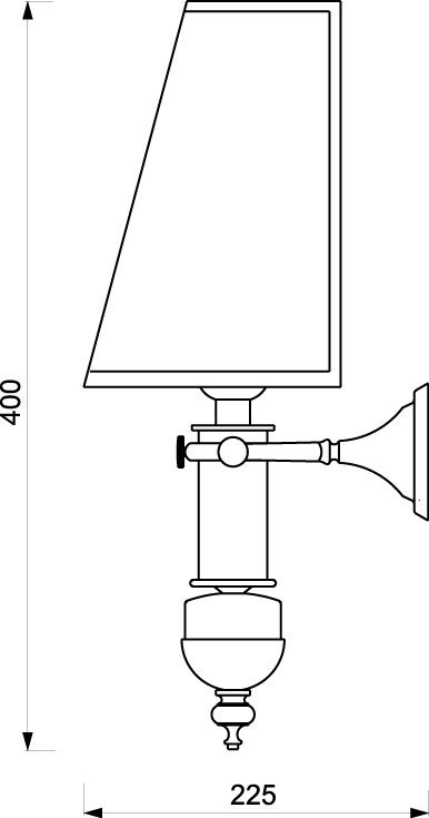 Wandlampe Messing Creme Maritim Antik VELIERO