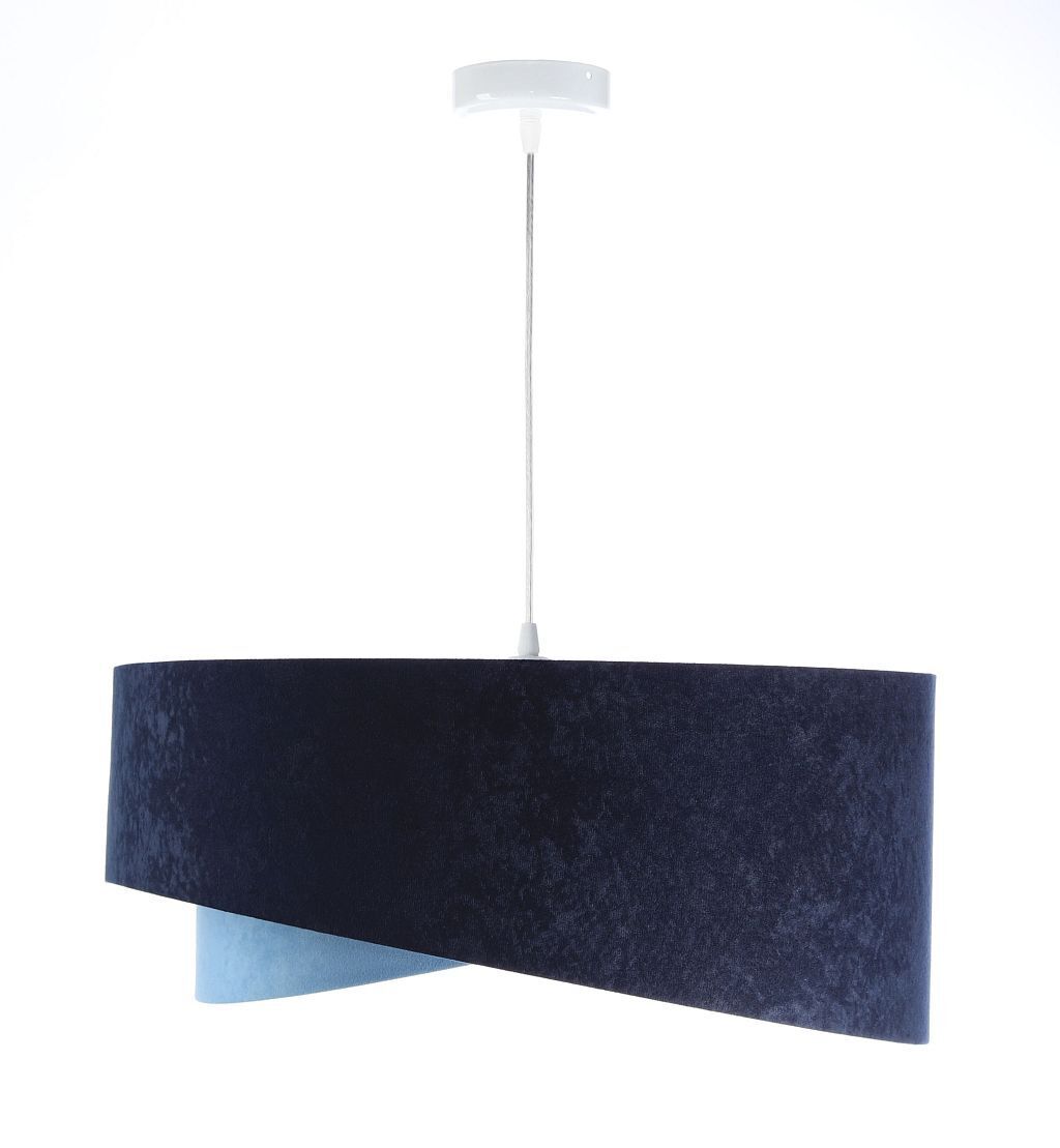 Pendelleuchte rund Ø 50 cm E27 Stoff Velours Optik