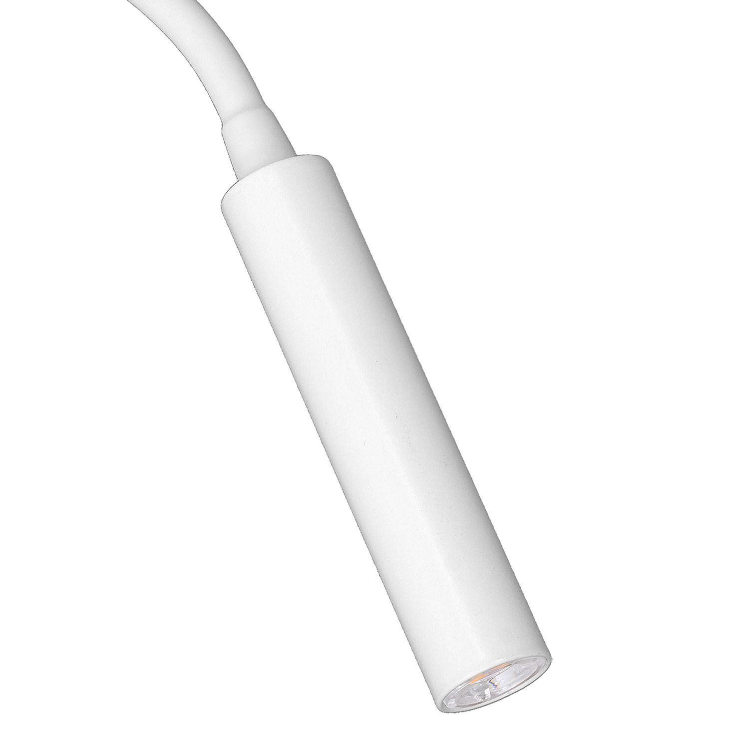 Wandspot Metall G9 akzentuiert T:35 cm Flexarm in Weiß