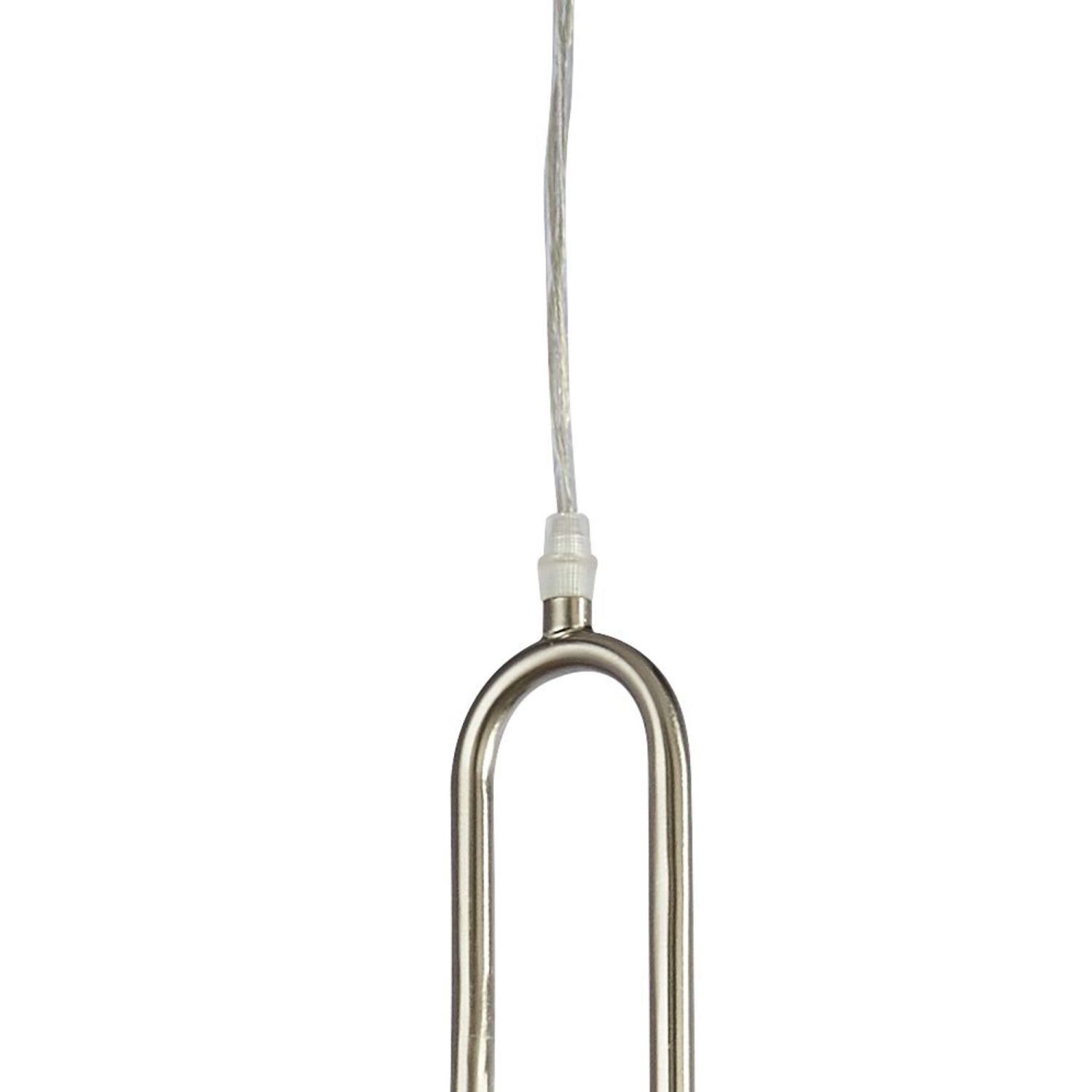 Pendelleuchte Glas Metall Ø 24 cm H: 1,3 m verstellbar E27