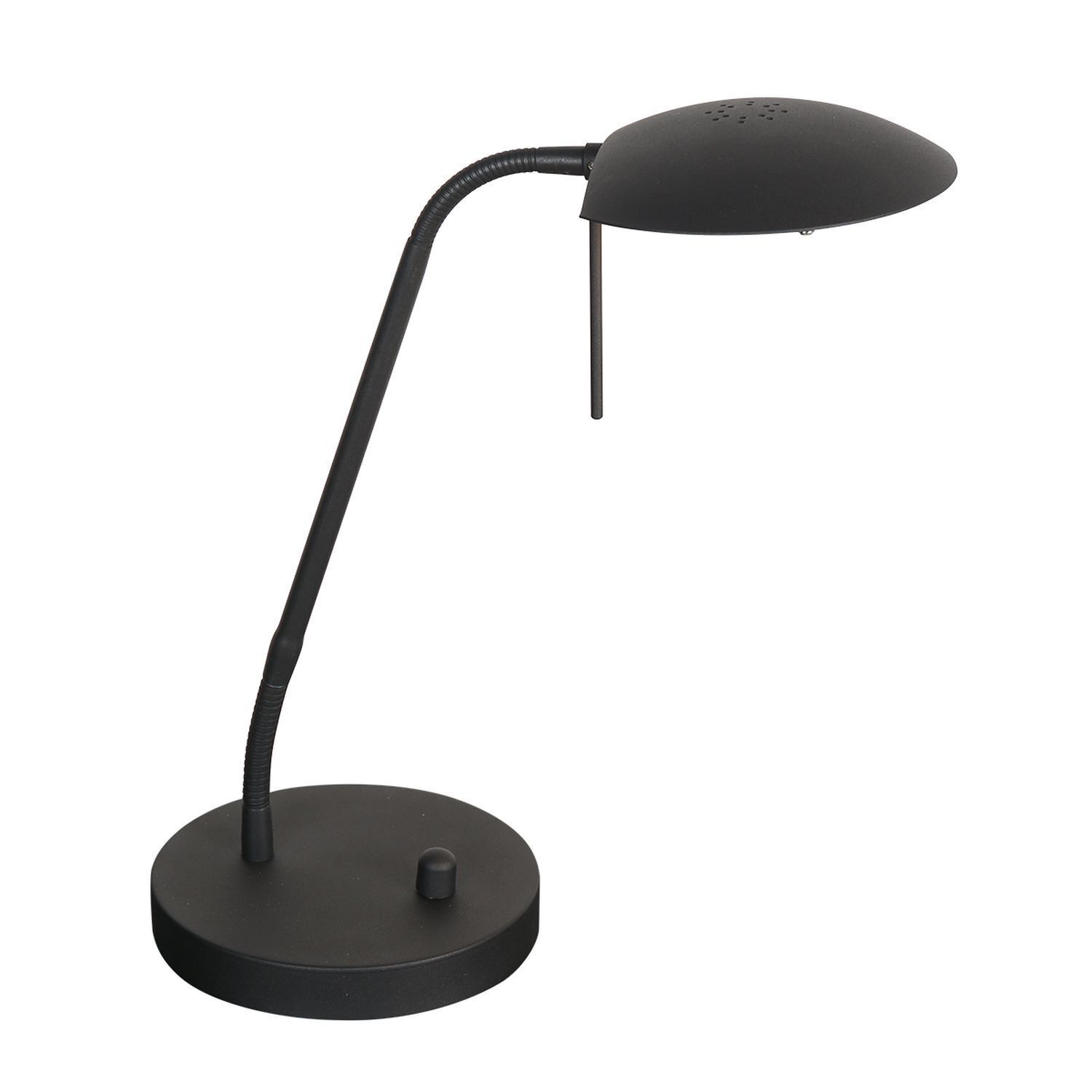 LED Schreibtischleuchte dimmbar Schwarz 46 cm 2700 K Lampe, Tischlampe, Lampenschirm, Zimmer, Duscharmatur