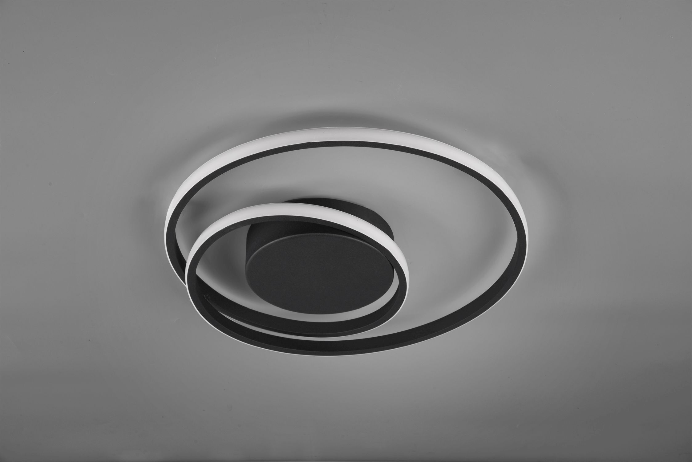 LED Deckenlampe Metall Schwarz 2500 lm B:39 cm Spirale LED Deckenlampe Metall Schwarz 2500 lm B:39 cm Spirale