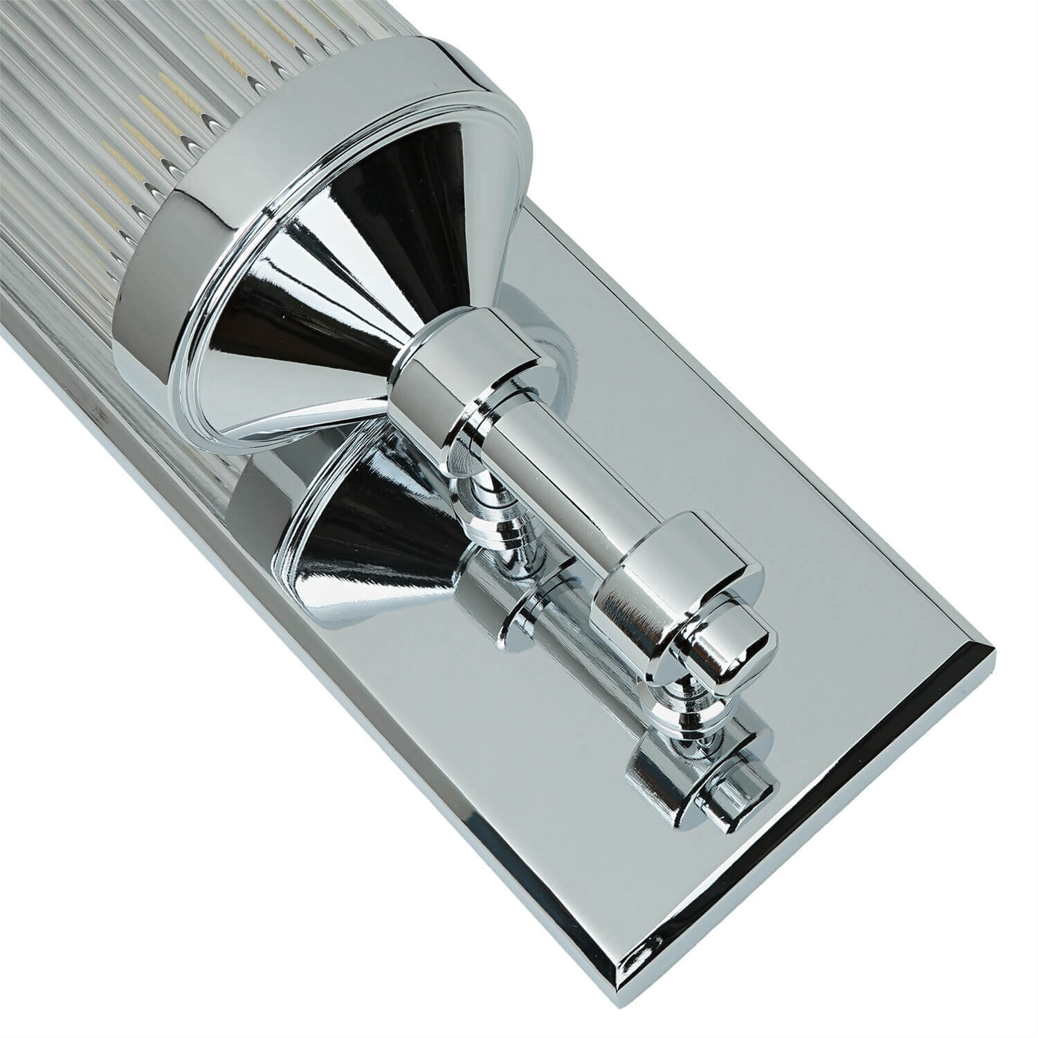 Bad Wandlampe in Chrom IP44 Design Leuchte ERVA Beleuchtung, Badezimmer, Drinnen, Zimmer, Duscharmatur