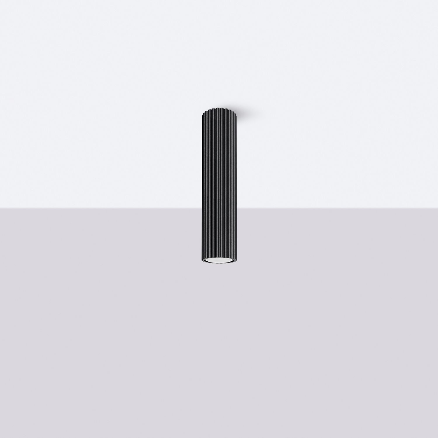 Spot Lampe Decke Schwarz Ø 6,5 cm H: 30 cm GU10 Aufputz Spot Lampe Decke Schwarz Ø 6,5 cm H: 30 cm GU10 Aufputz