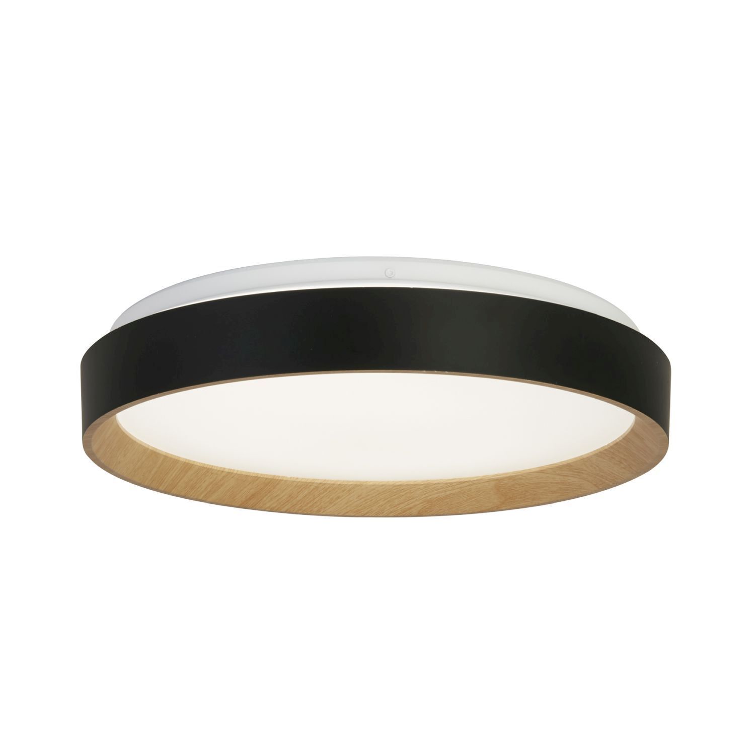 Runde LED Deckenlampe Metall mit Fernbedienung dimmbar