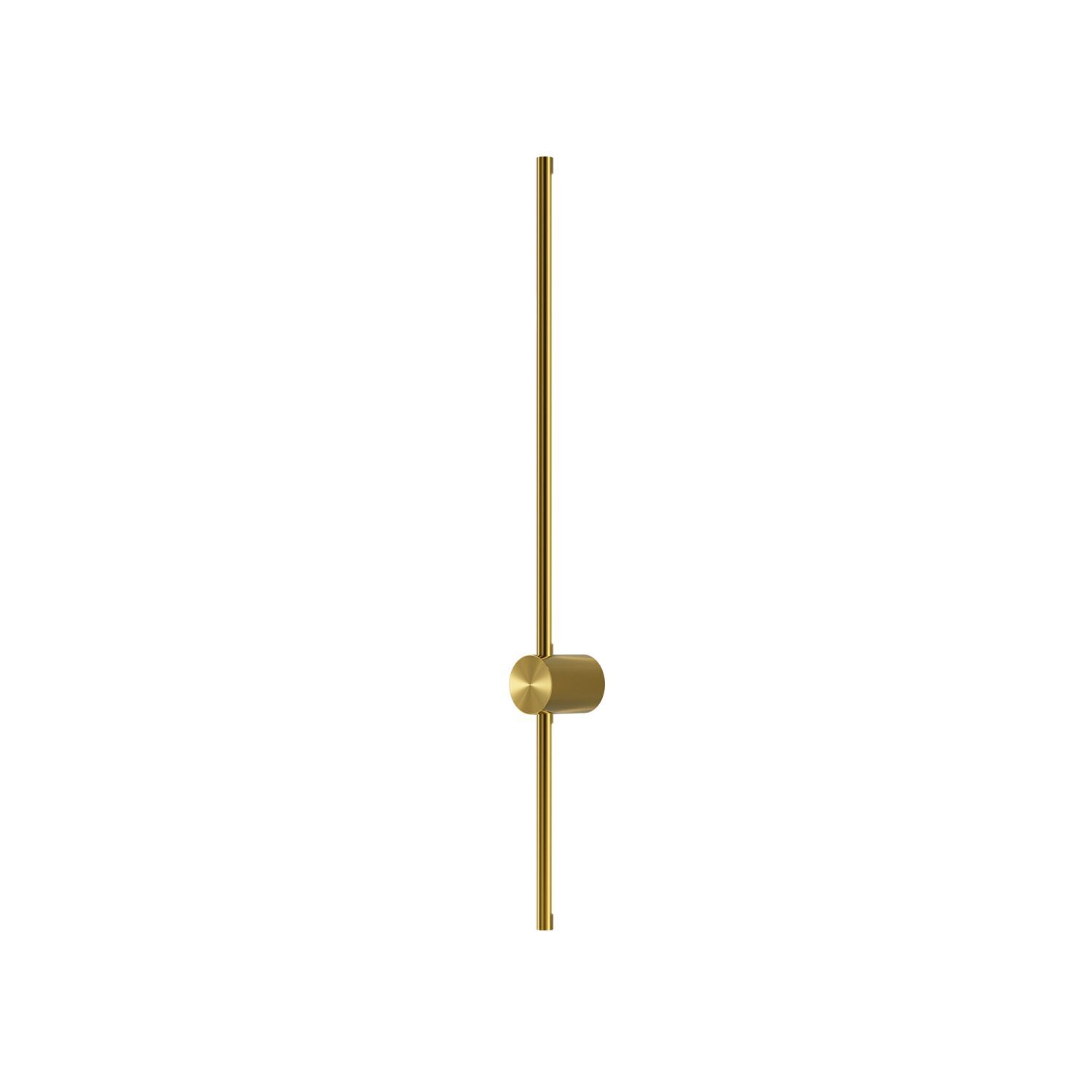 Wandlampe Metall LED 90 cm hoch in Messing länglich MAX
