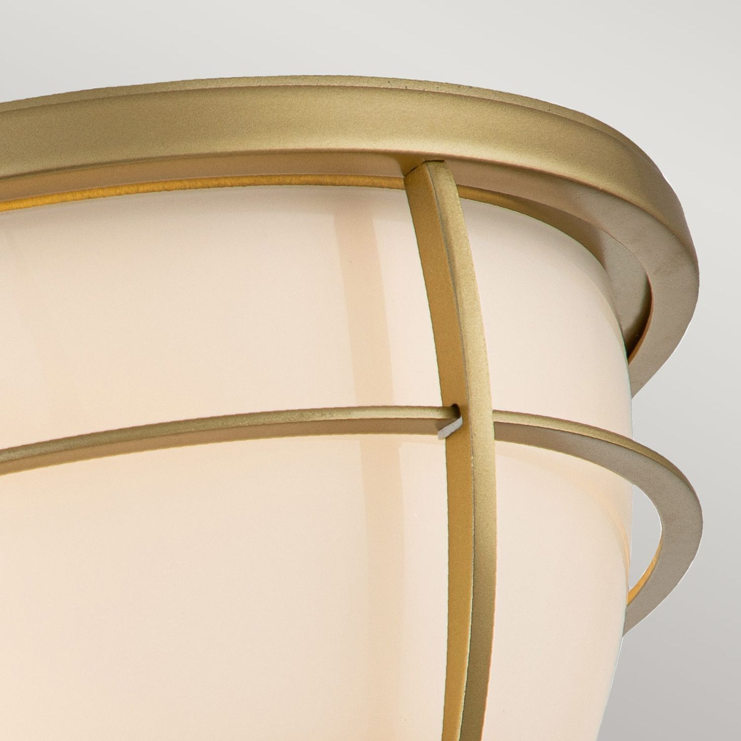 Deckenleuchte Badezimmer Metall Glas E27 IP44 D: 32,7 cm rund Lampe