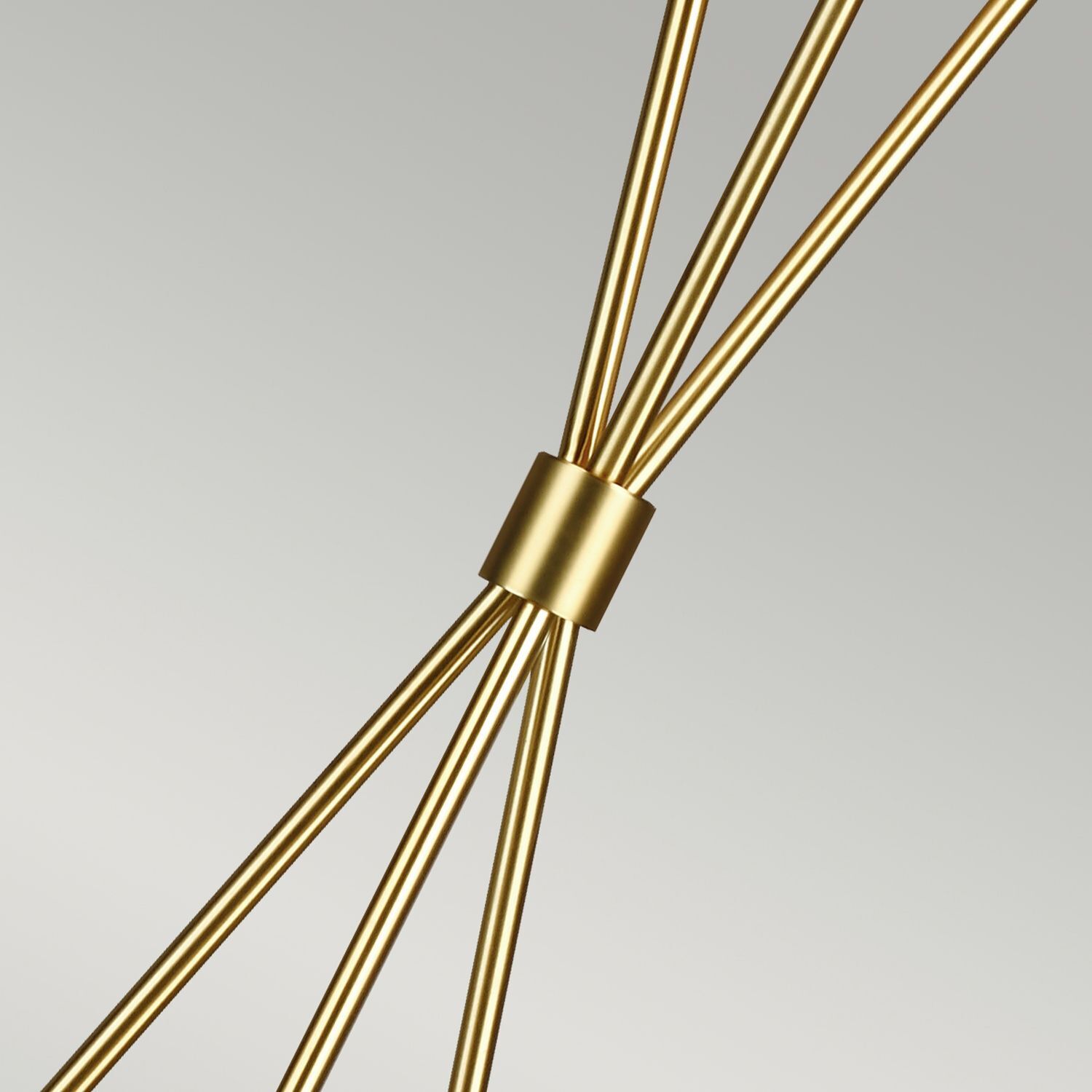 Dreibein Stehleuchte Weiß Messing 140 cm Stoff Metall Leuchter, Lampe