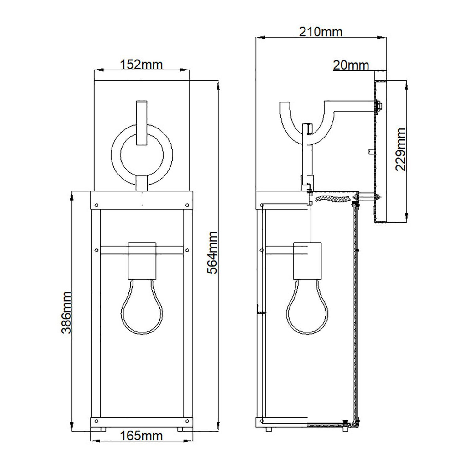 Schirmständer, Leuchte, Glühbirne, Kunststoff, Wand-/Bodenlampe