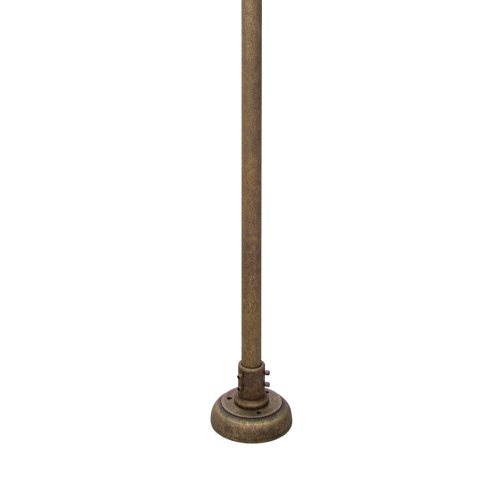 Außenleuchte 2-flammig 210 cm E27 IP44 Messing Maritim